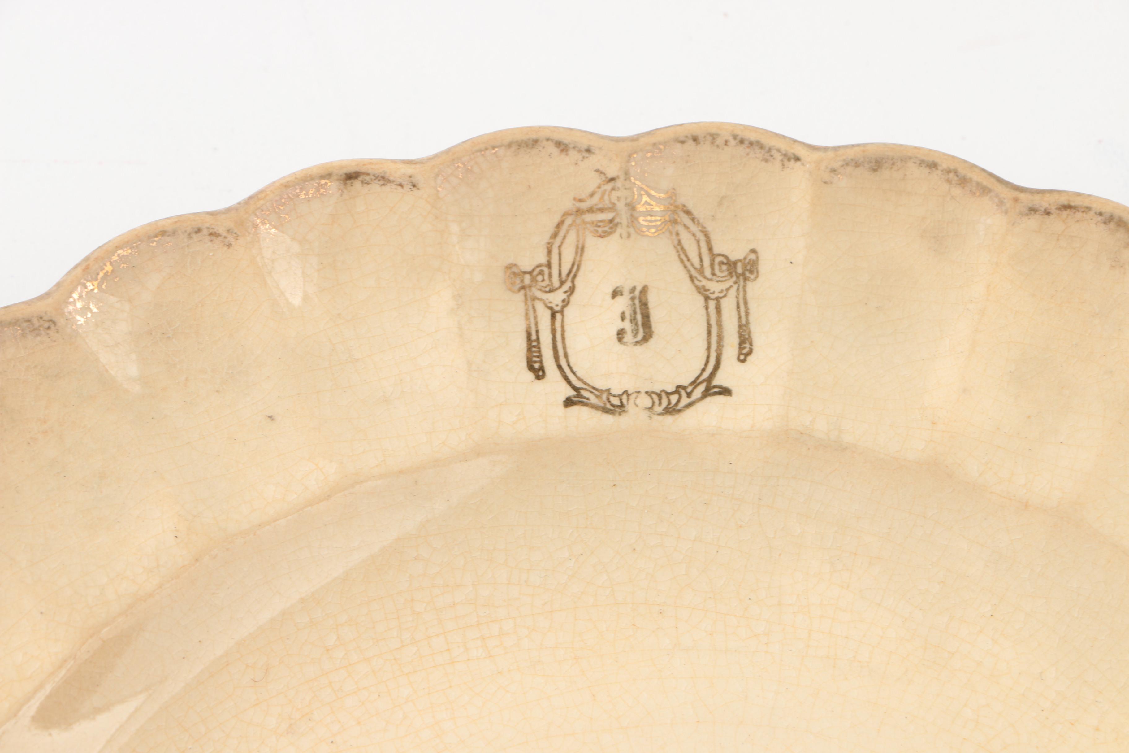 Vintage Golden Ware by Sebring 22K Gold-Rimmed Plates