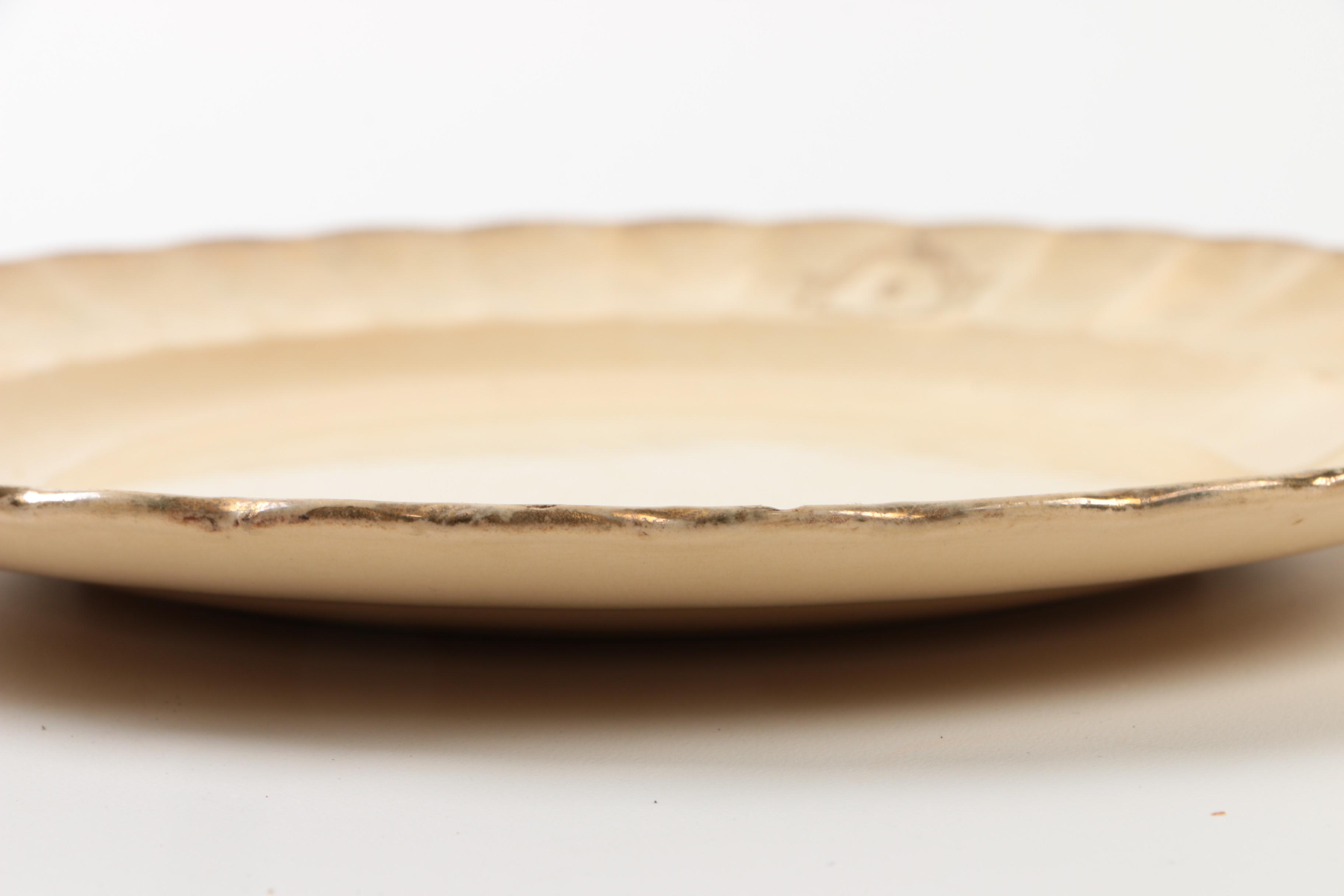 Vintage Golden Ware by Sebring 22K Gold-Rimmed Plates