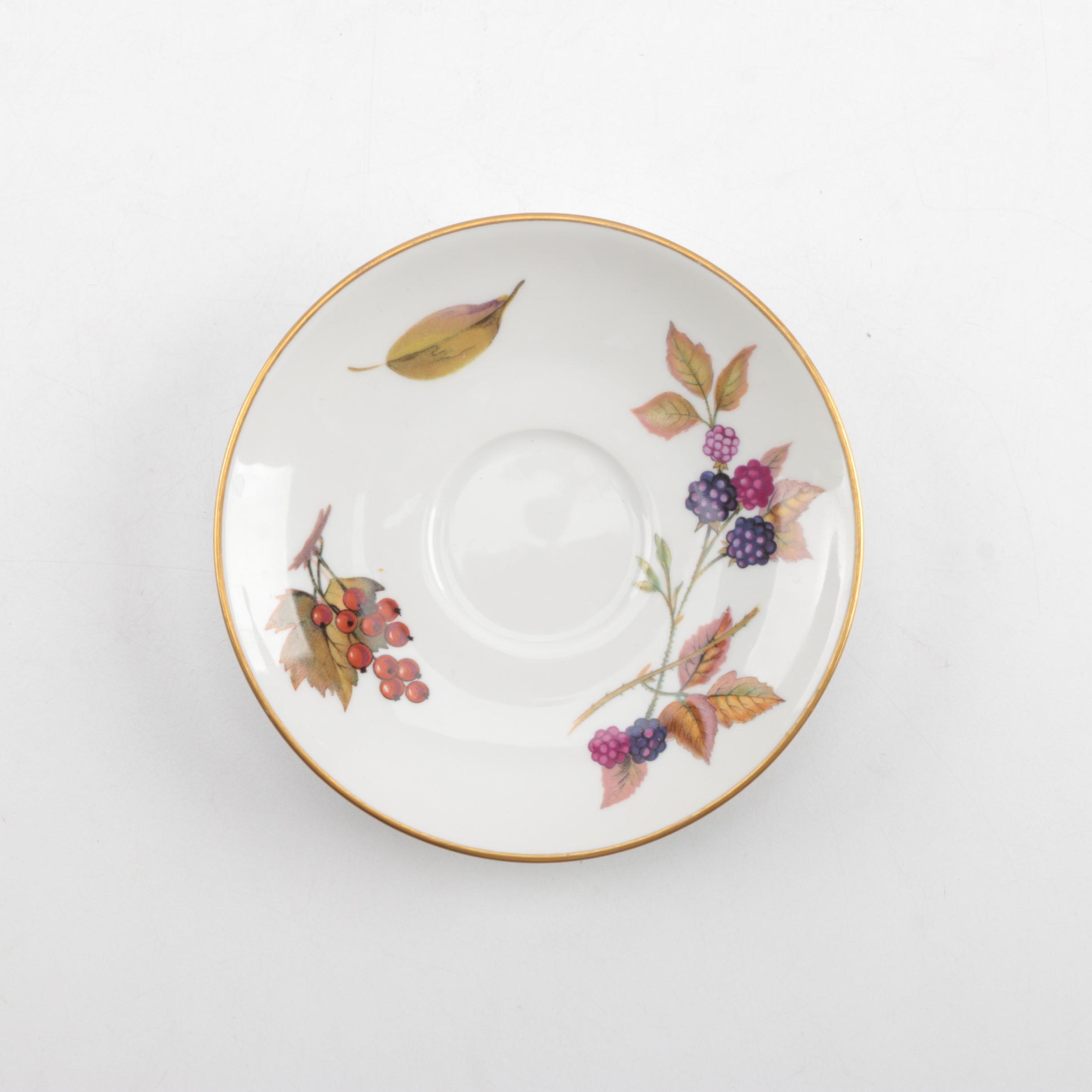 Vintage Royal Worcester "Evesham" Porcelain Tableware