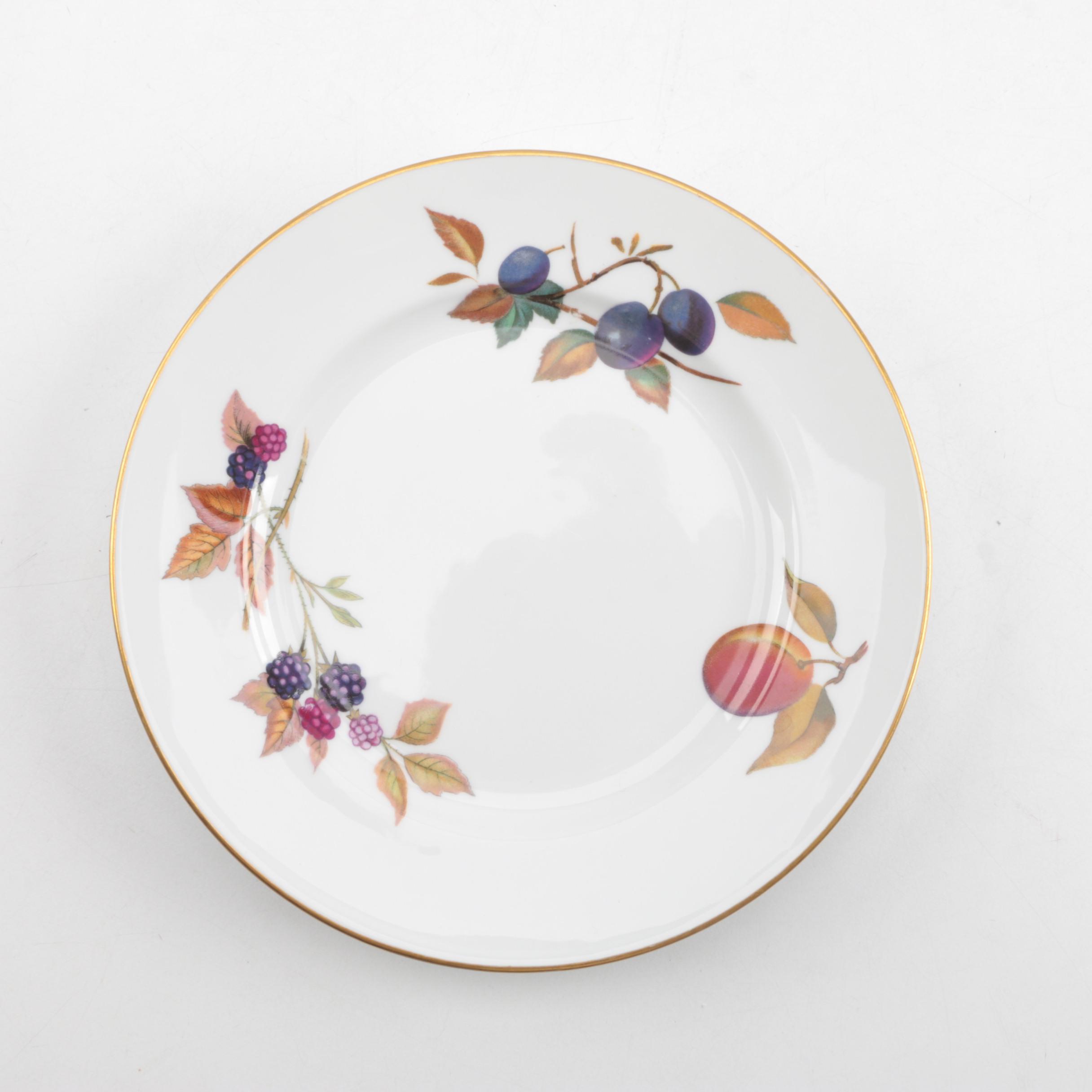 Vintage Royal Worcester "Evesham" Porcelain Tableware