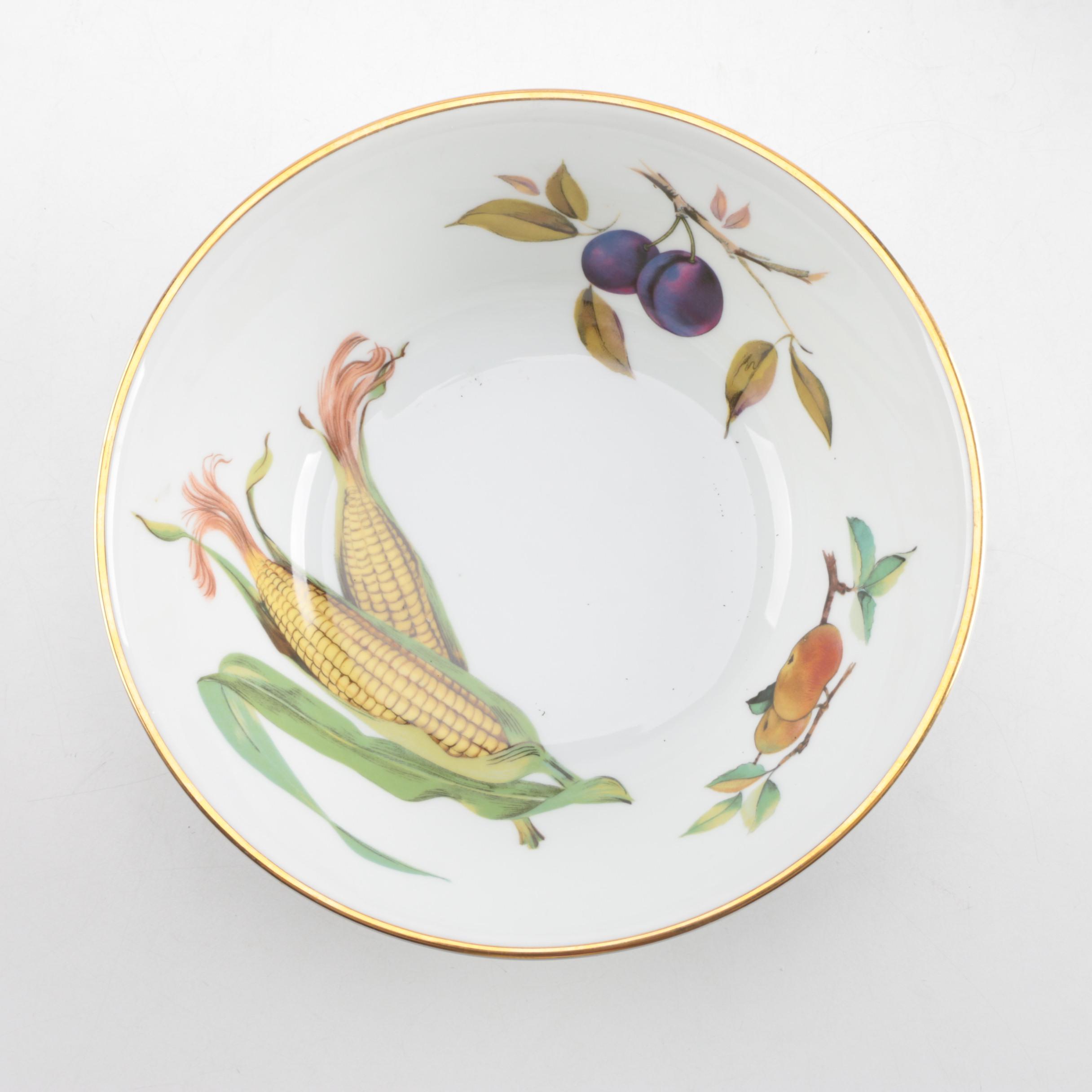 Vintage Royal Worcester "Evesham" Porcelain Tableware