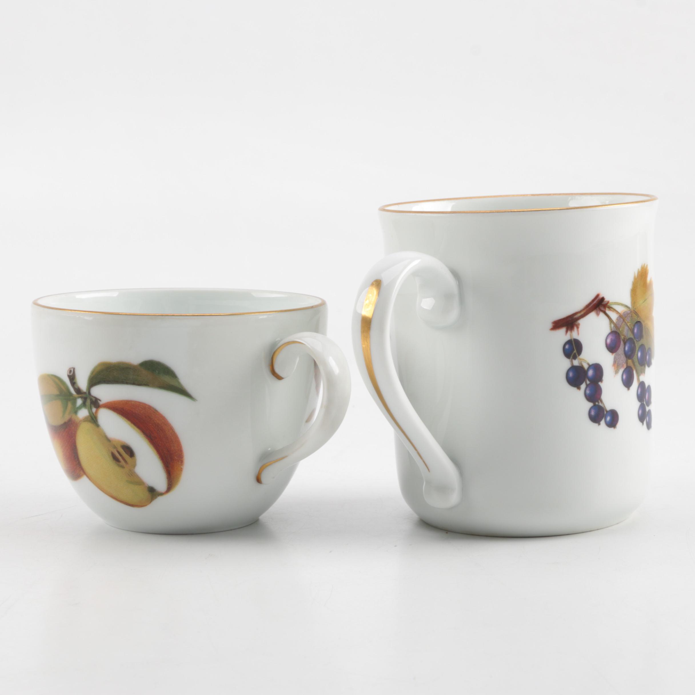 Vintage Royal Worcester "Evesham" Porcelain Tableware