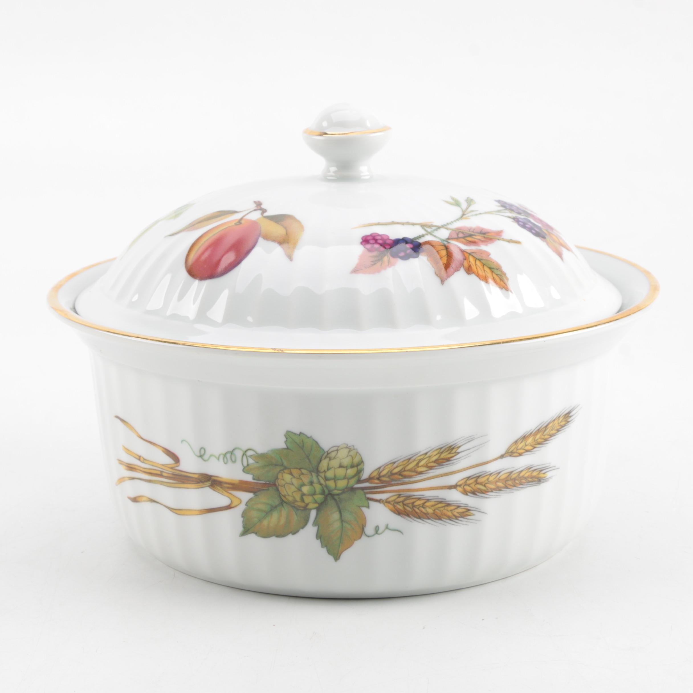 Vintage Royal Worcester "Evesham" Porcelain Tableware