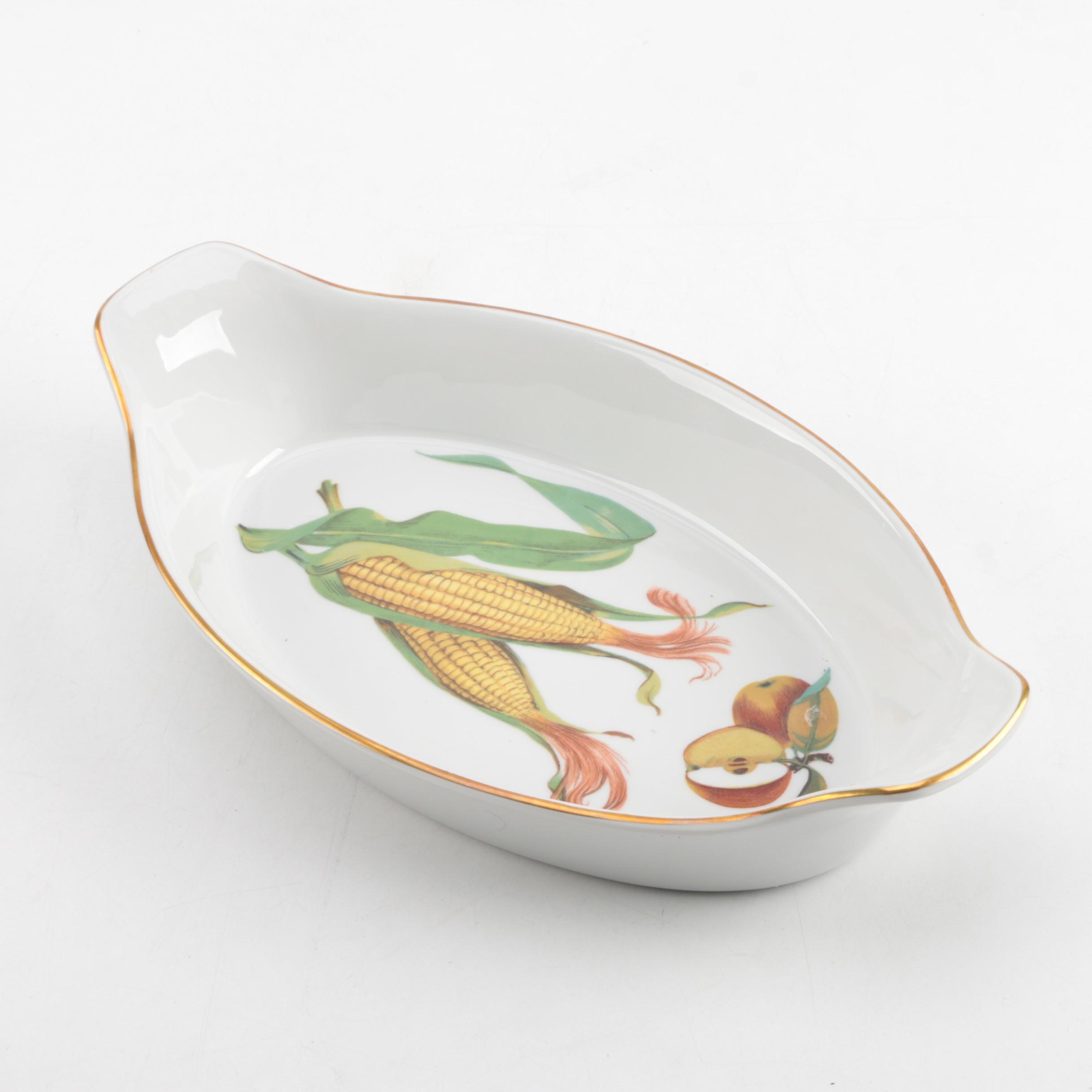 Vintage Royal Worcester "Evesham" Porcelain Tableware