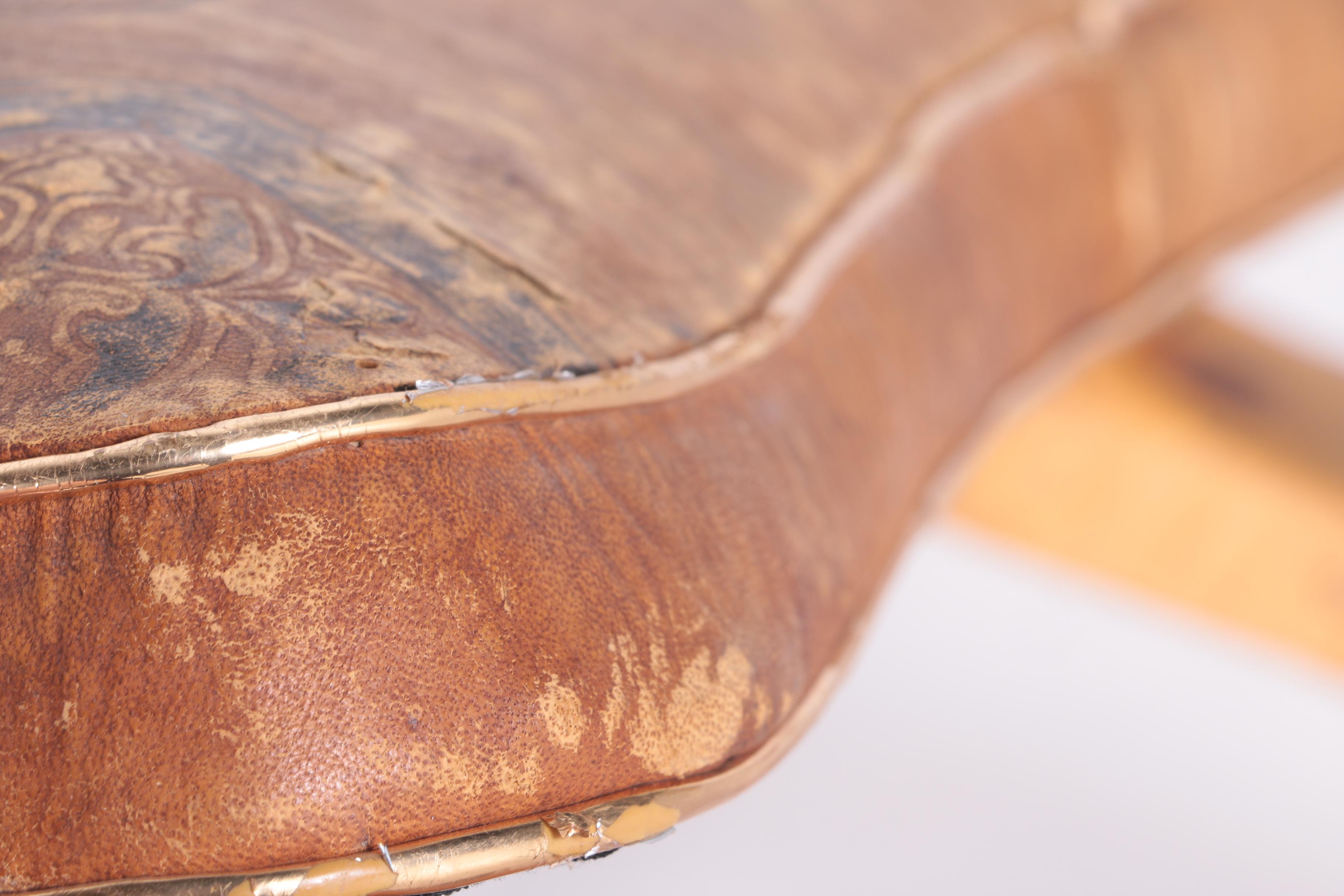 Vintage Camel Saddle Stool