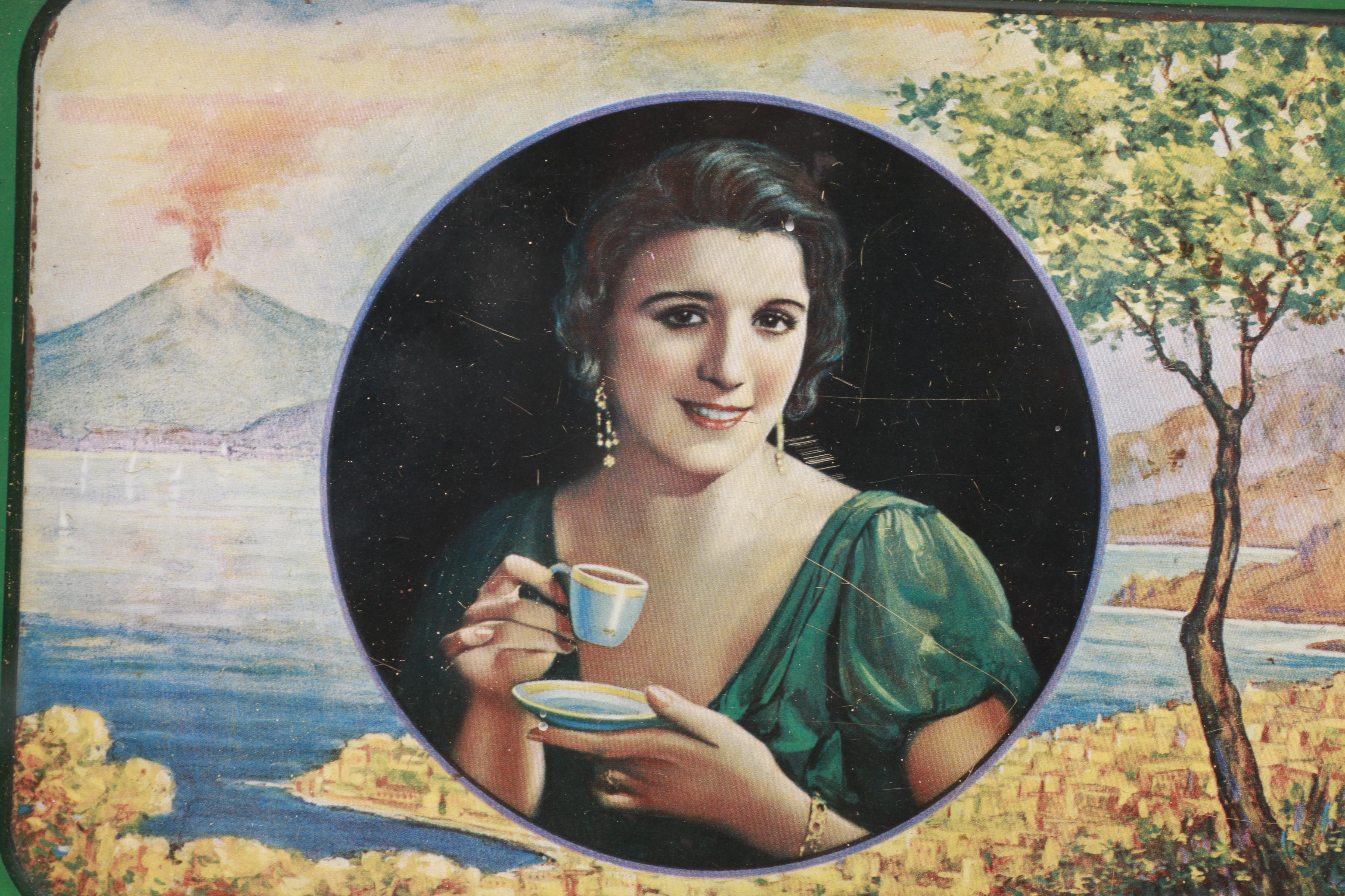 Vintage  Metal Advertising Trays