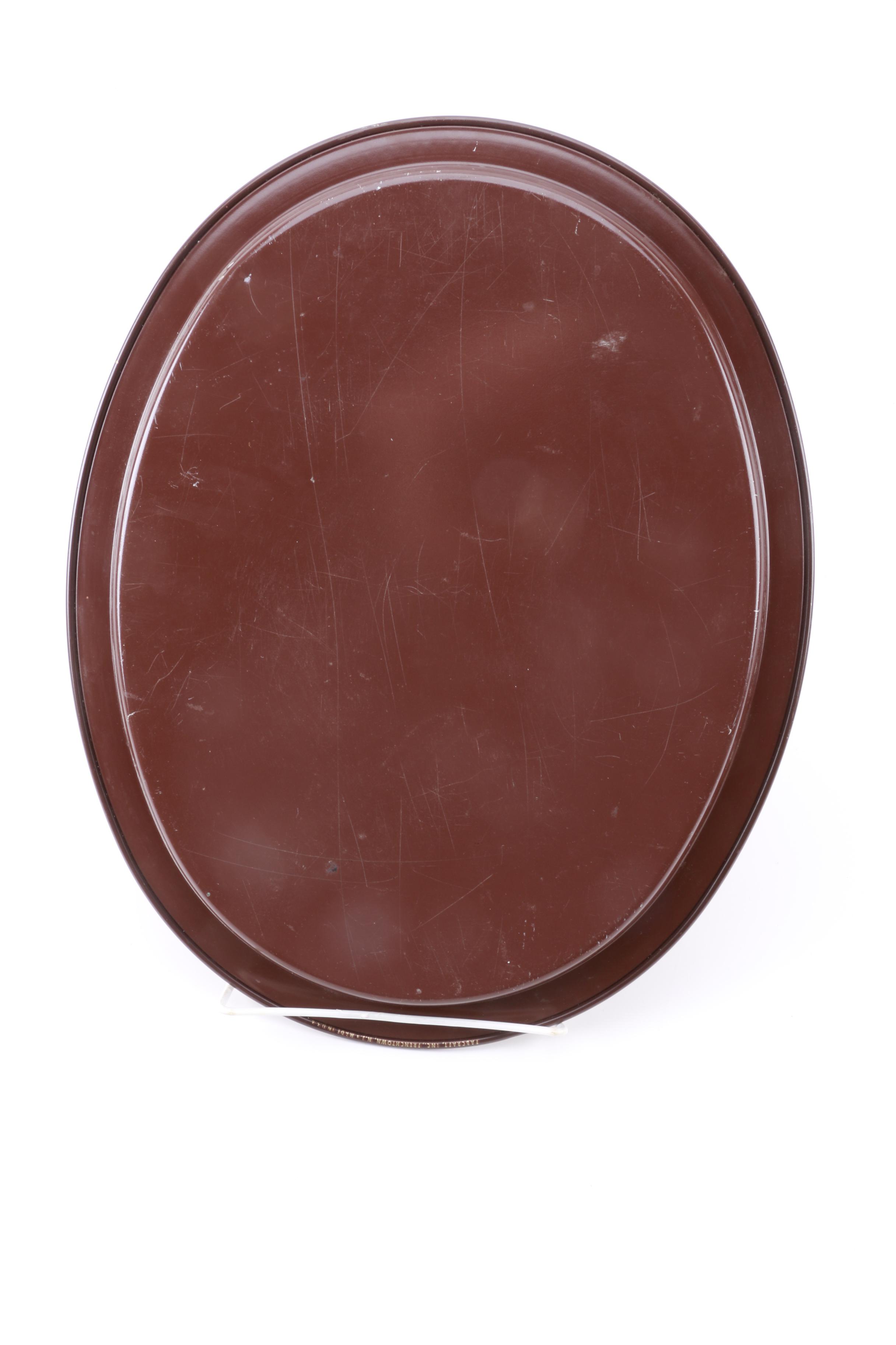 Vintage  Metal Advertising Trays