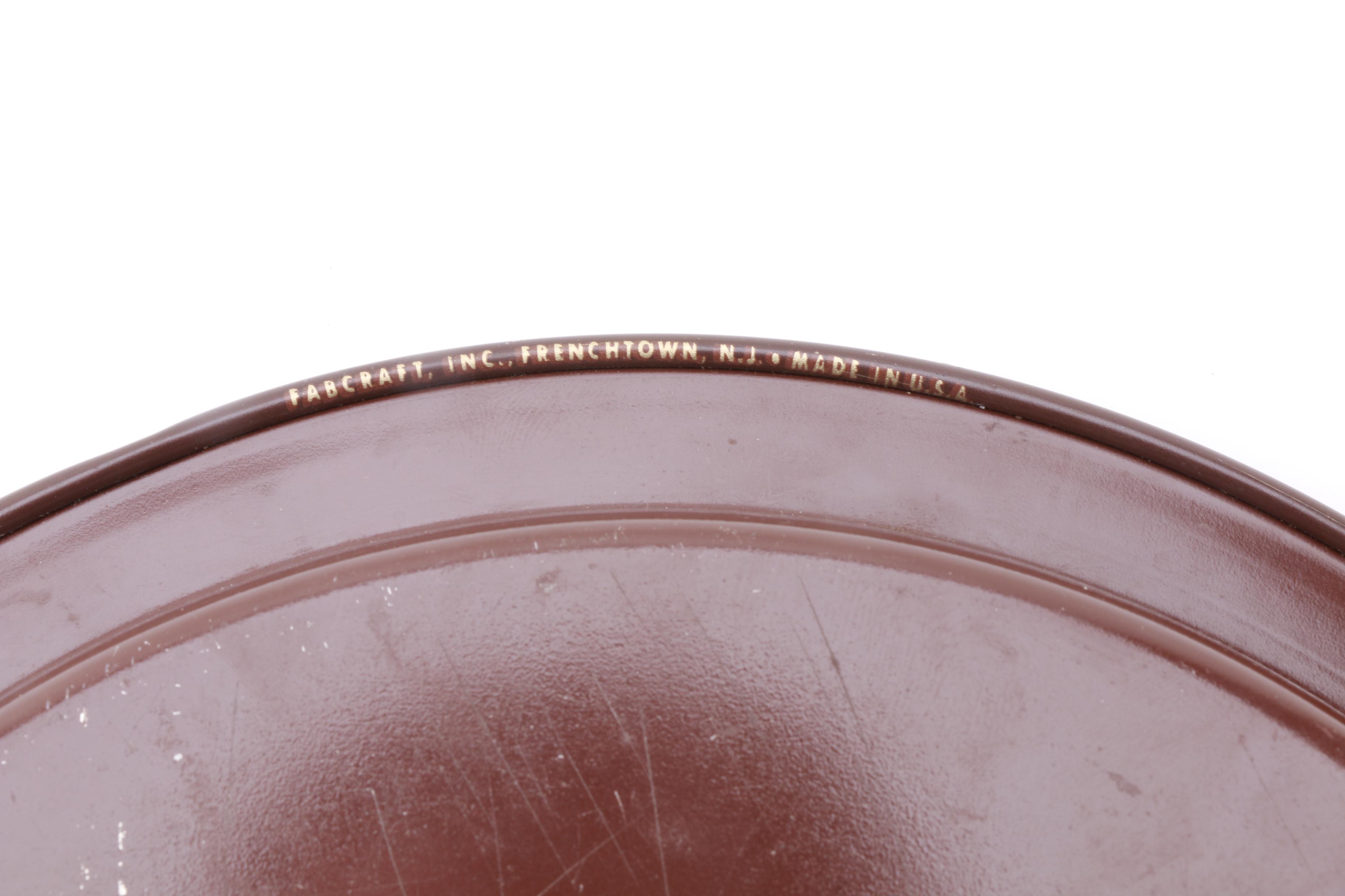 Vintage  Metal Advertising Trays