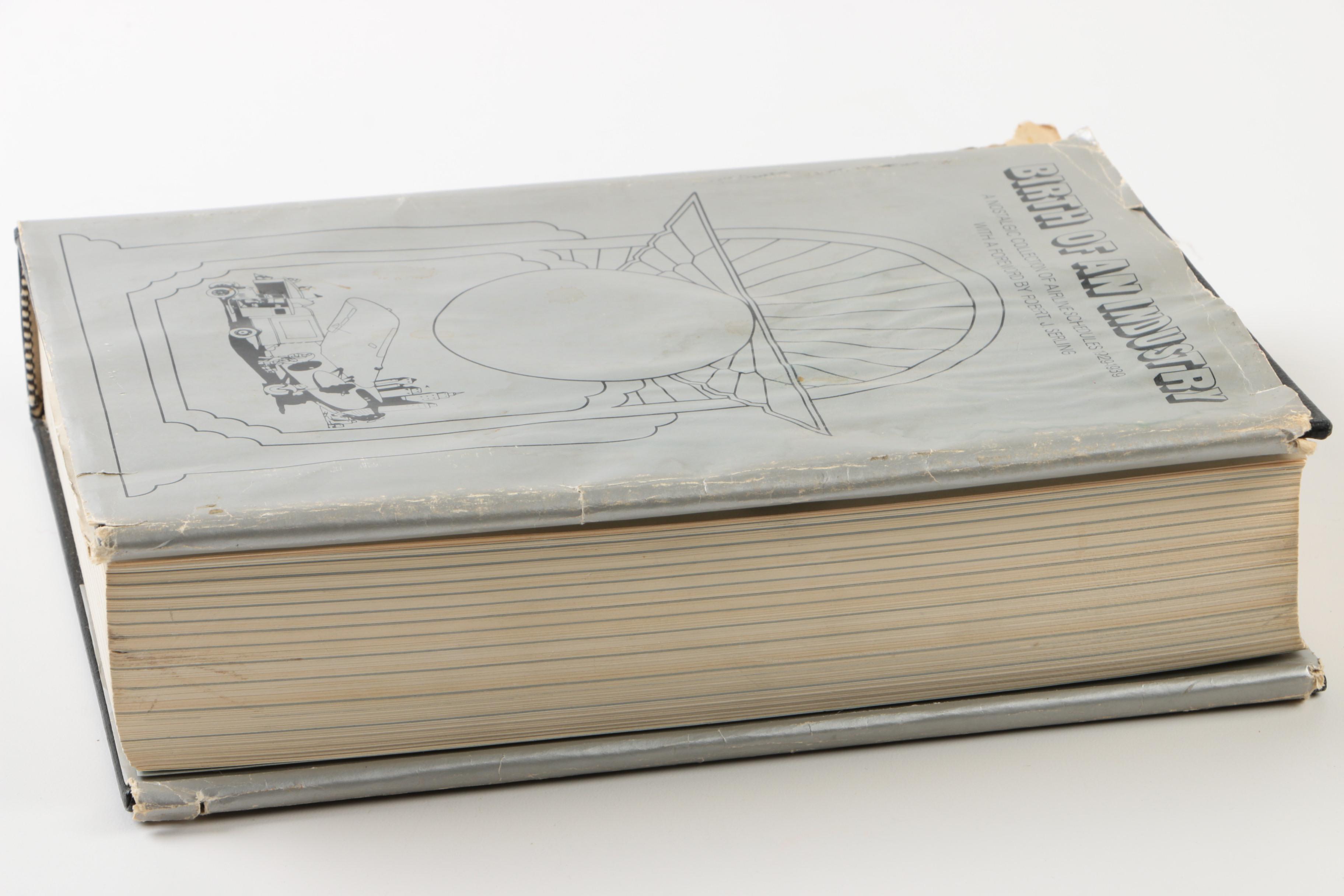 1930s Airline Schedule Booklet and Columbia Record