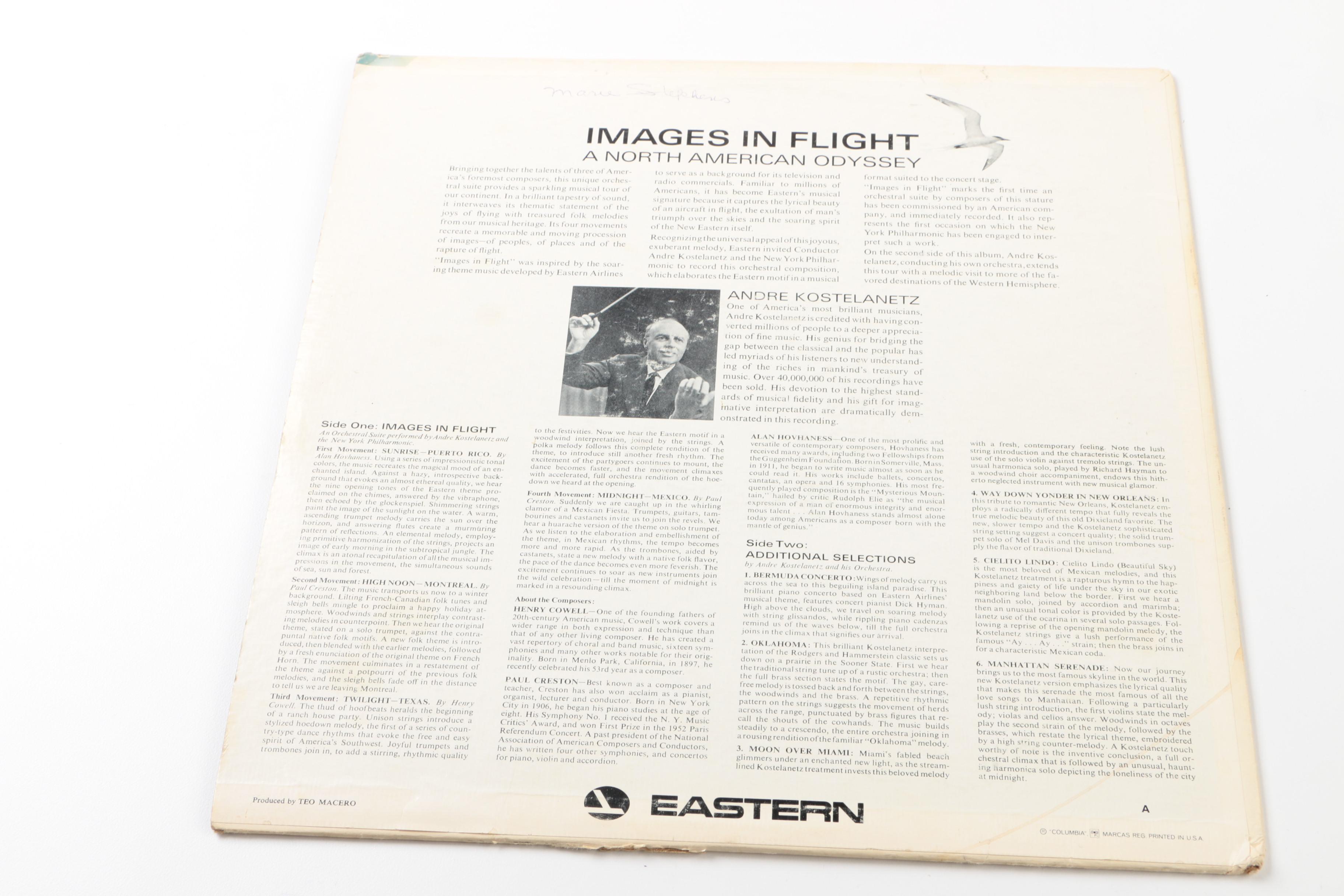 1930s Airline Schedule Booklet and Columbia Record