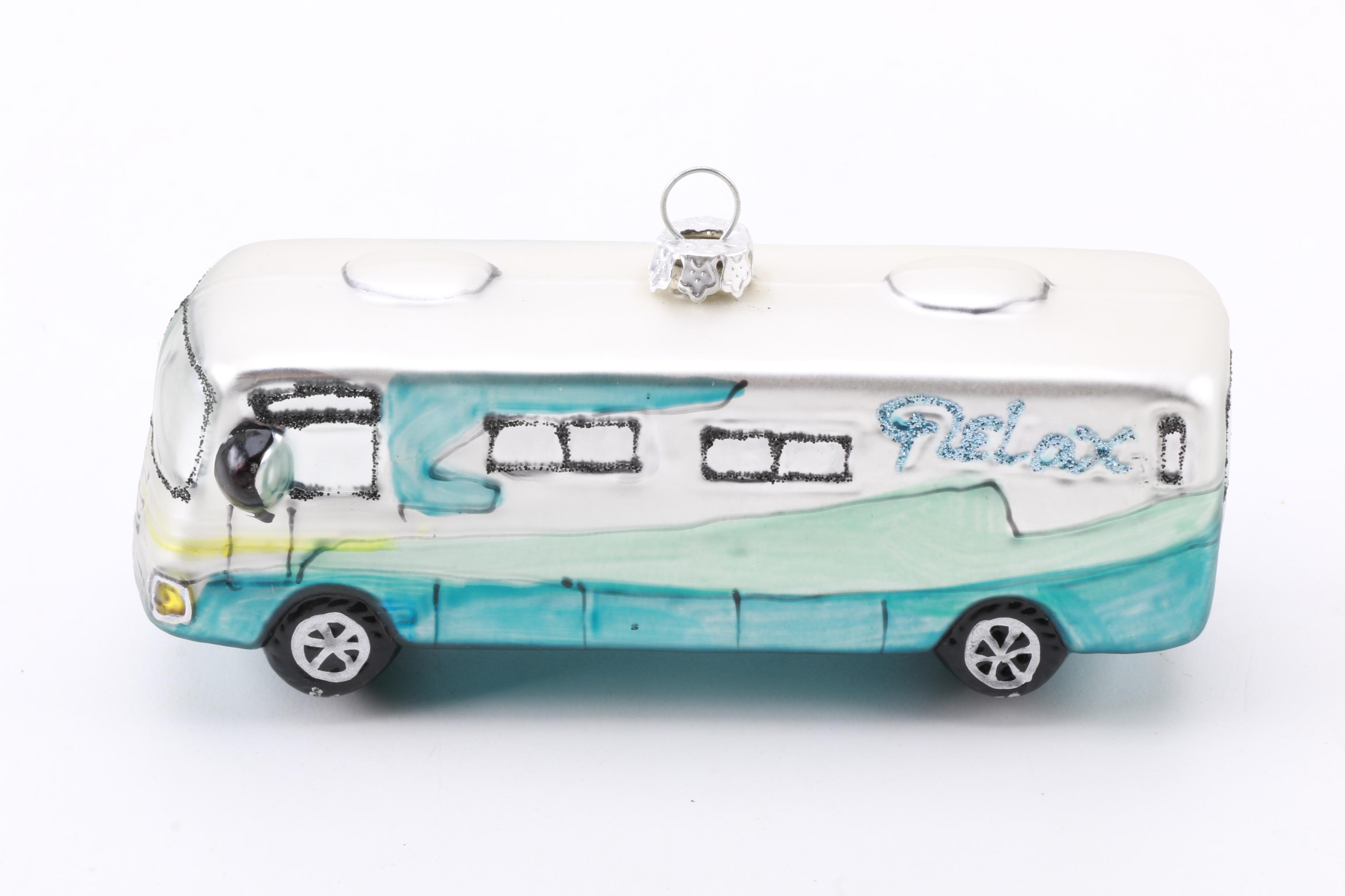 Vintage Travel Trailer Birdhouse and Christmas Tree Ornaments