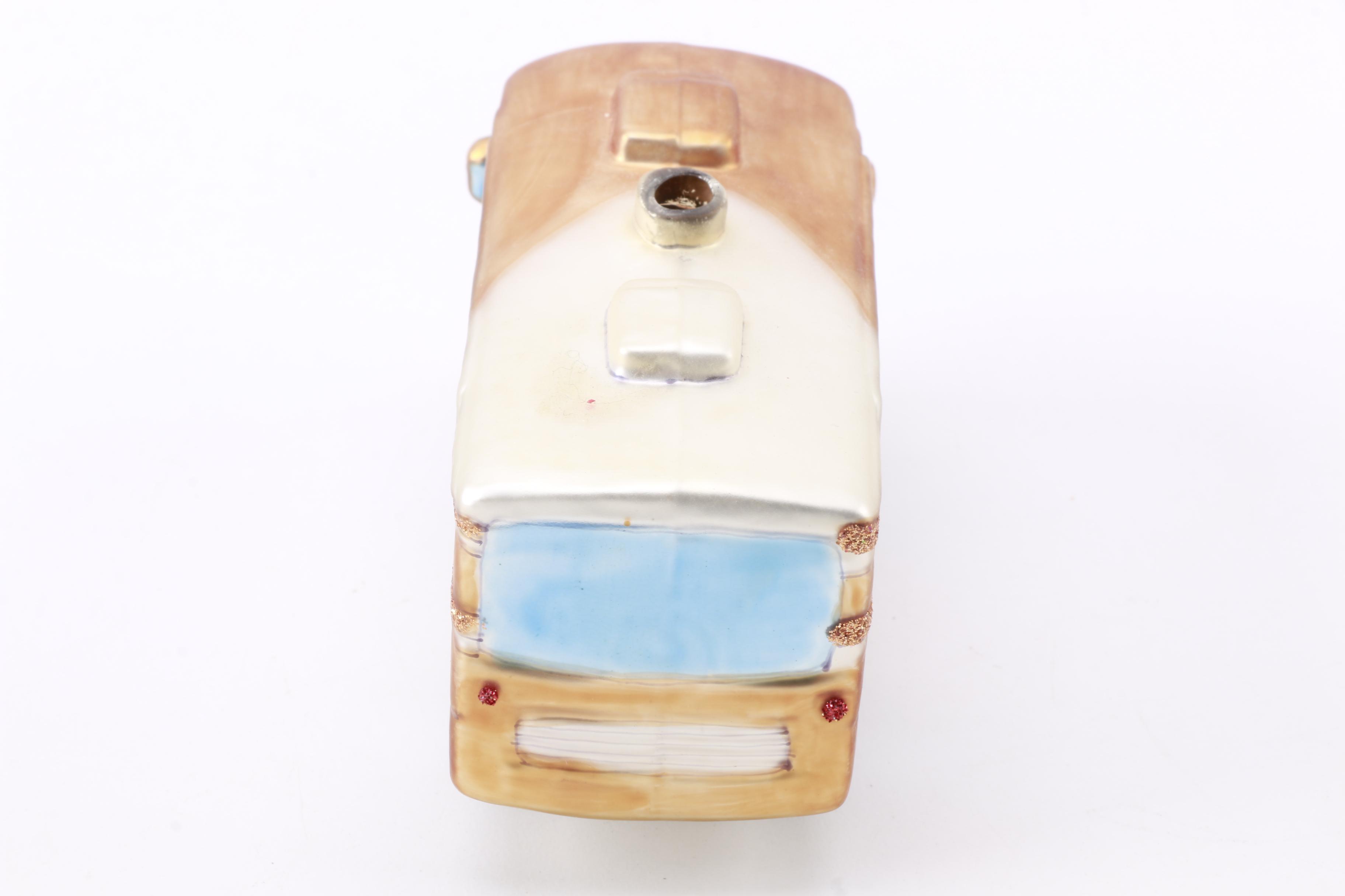 Vintage Travel Trailer Birdhouse and Christmas Tree Ornaments