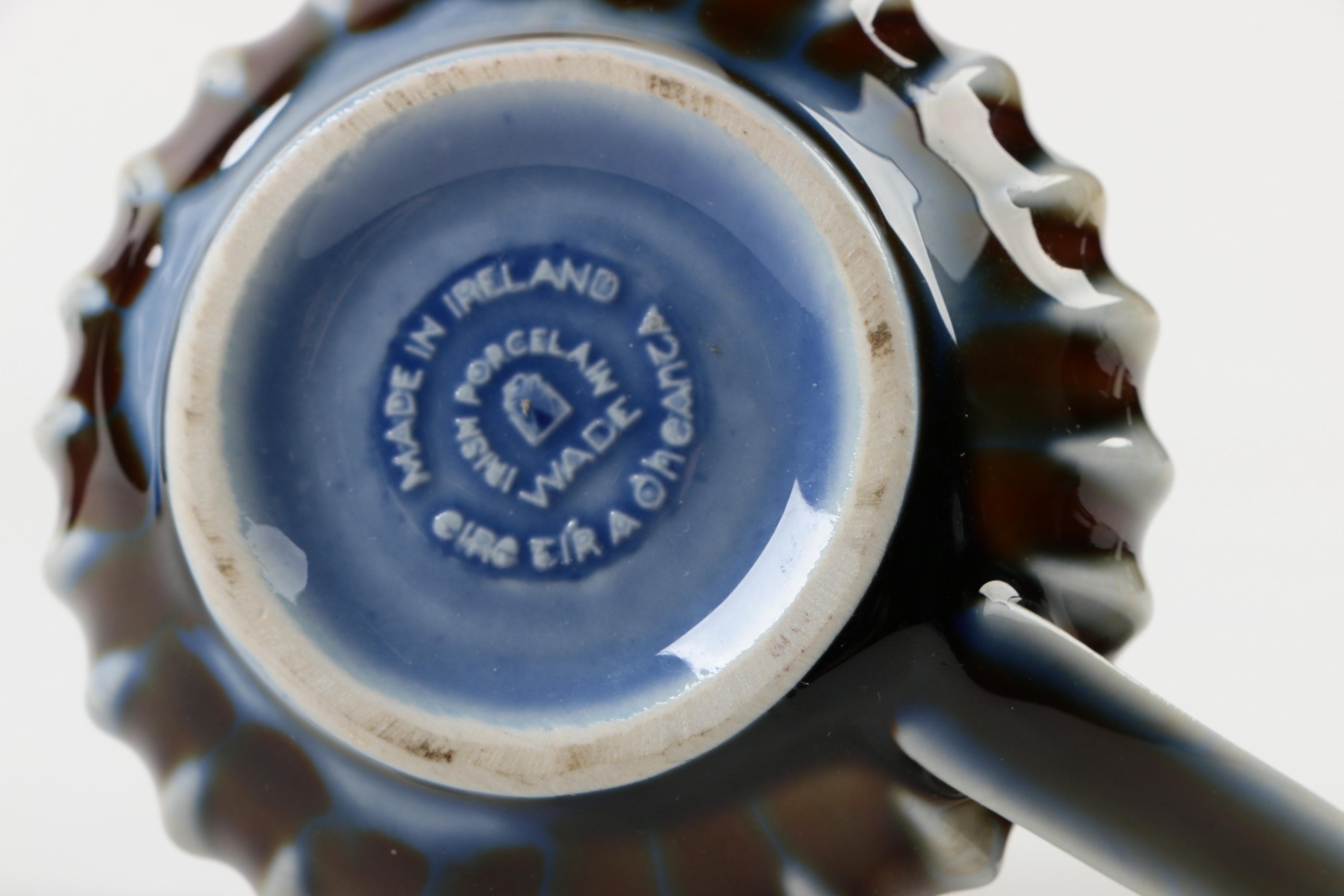 James Borsey For Wade Irish Porcelain Teapot and Creamer