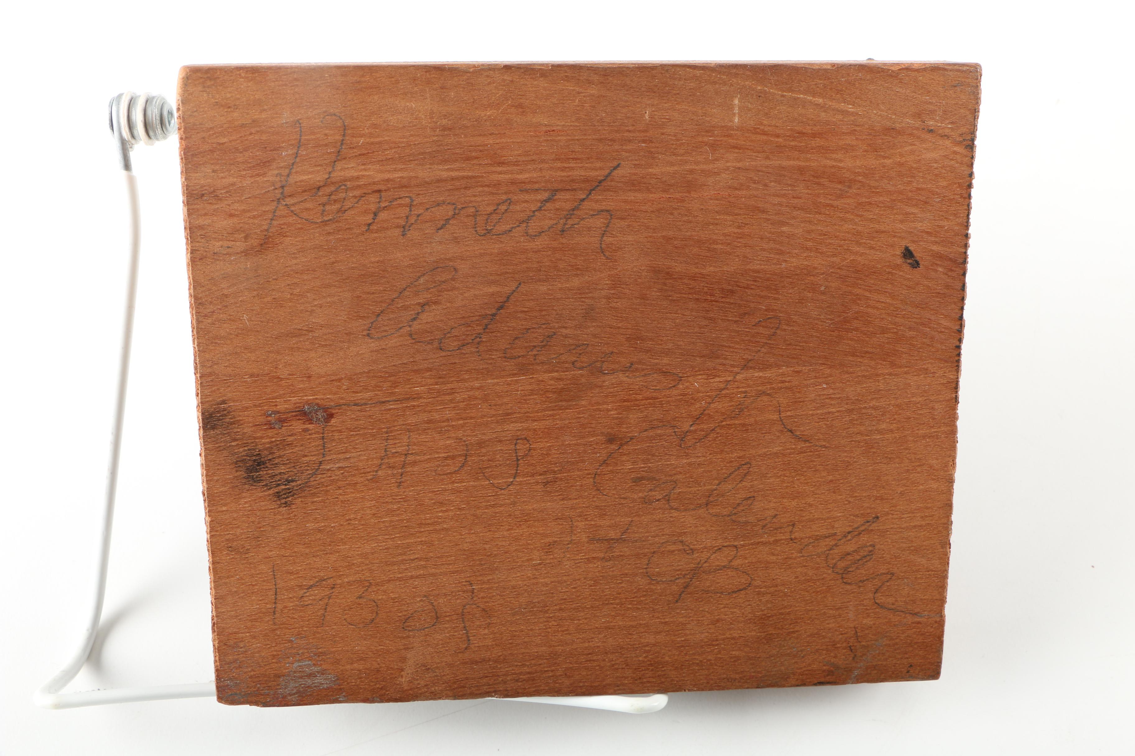 Vintage Relief Printing Plates After Kenneth Miller Adams