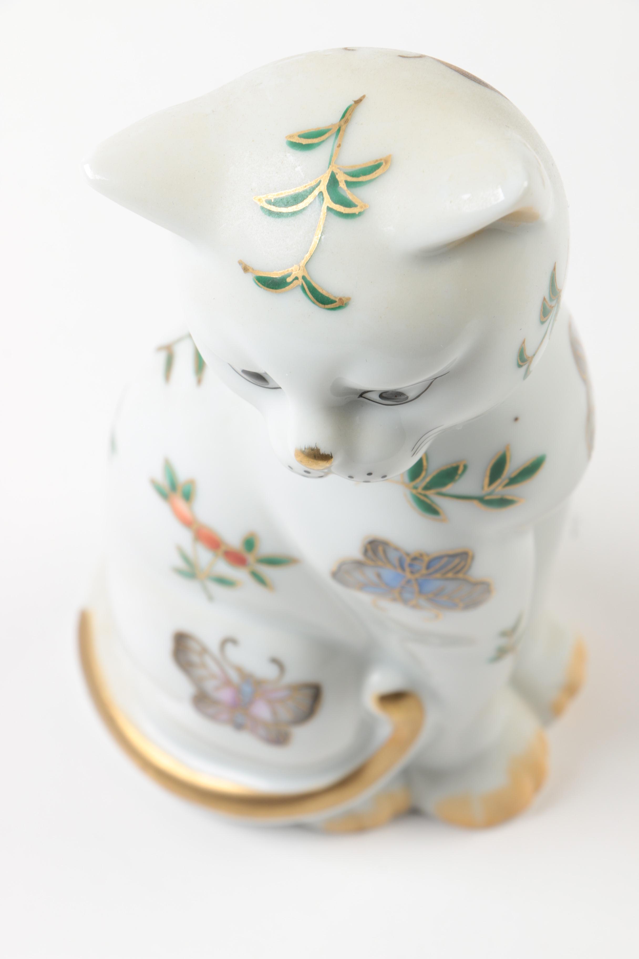 Andrea by Sadek Ceramic Cat Figurine