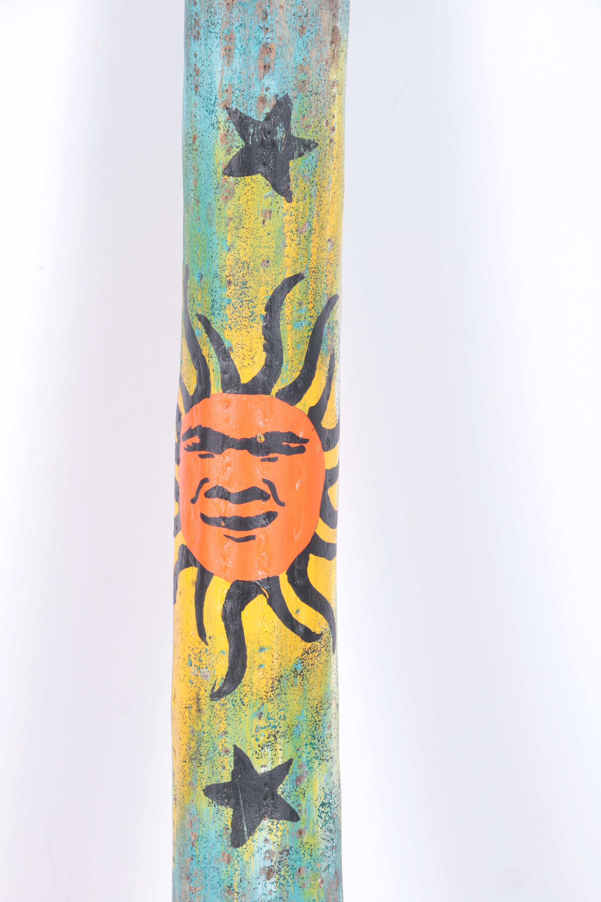 Aboriginal-Style Painted Rainstick