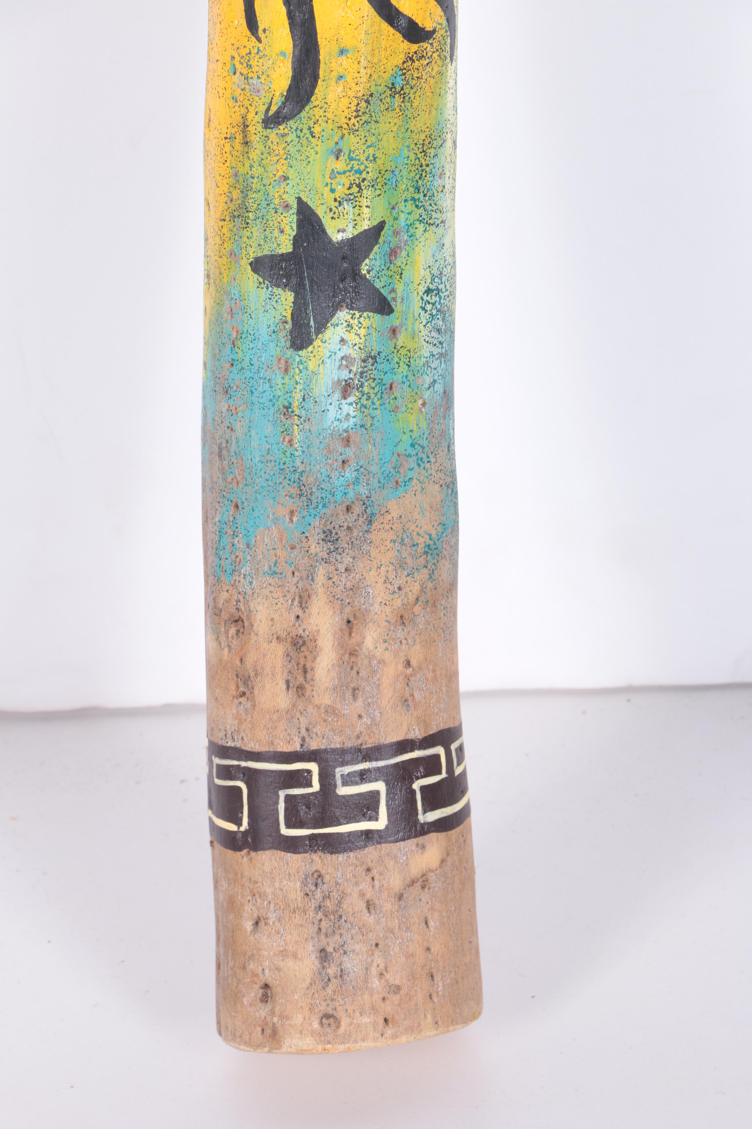 Aboriginal-Style Painted Rainstick