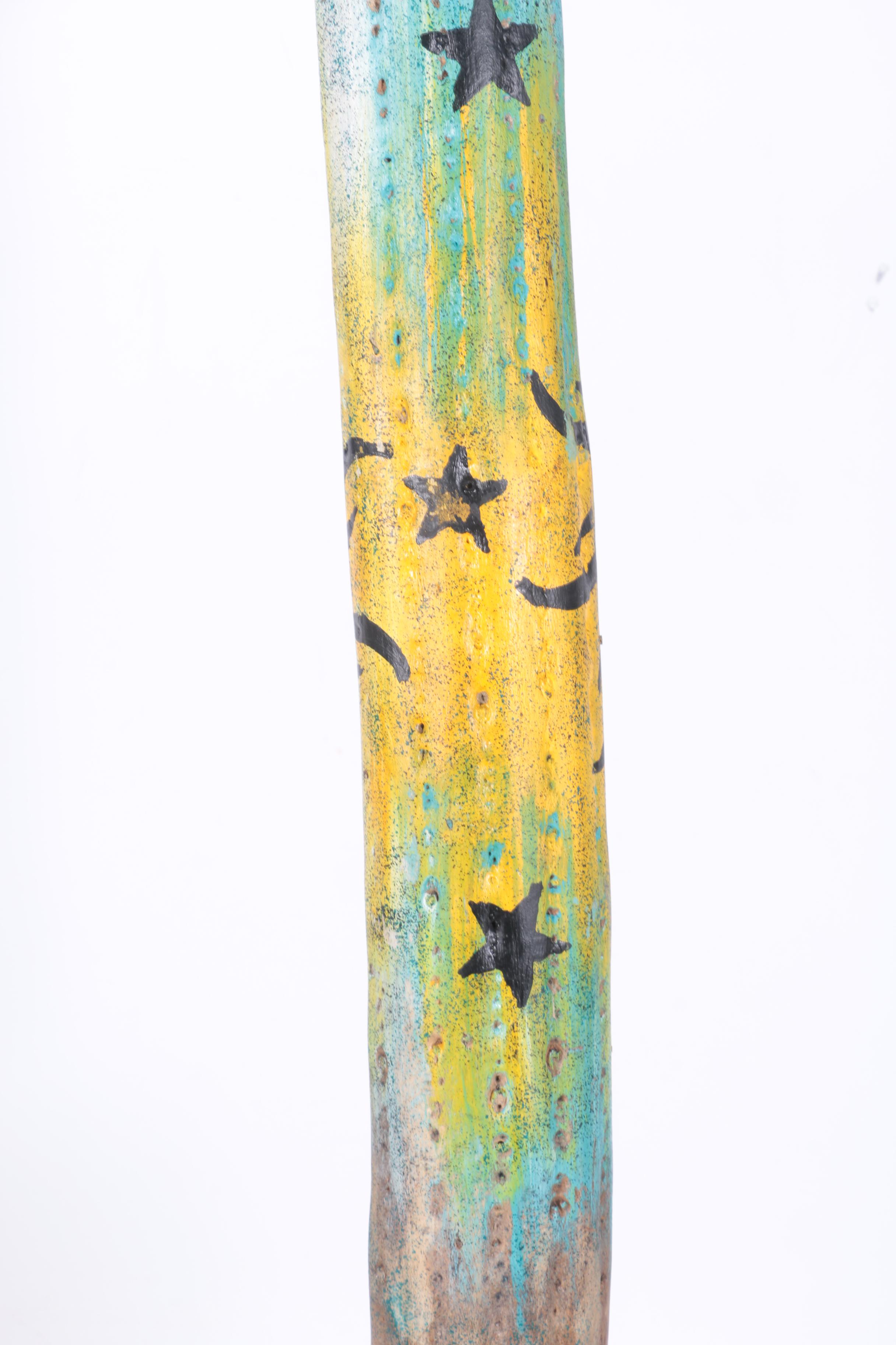 Aboriginal-Style Painted Rainstick