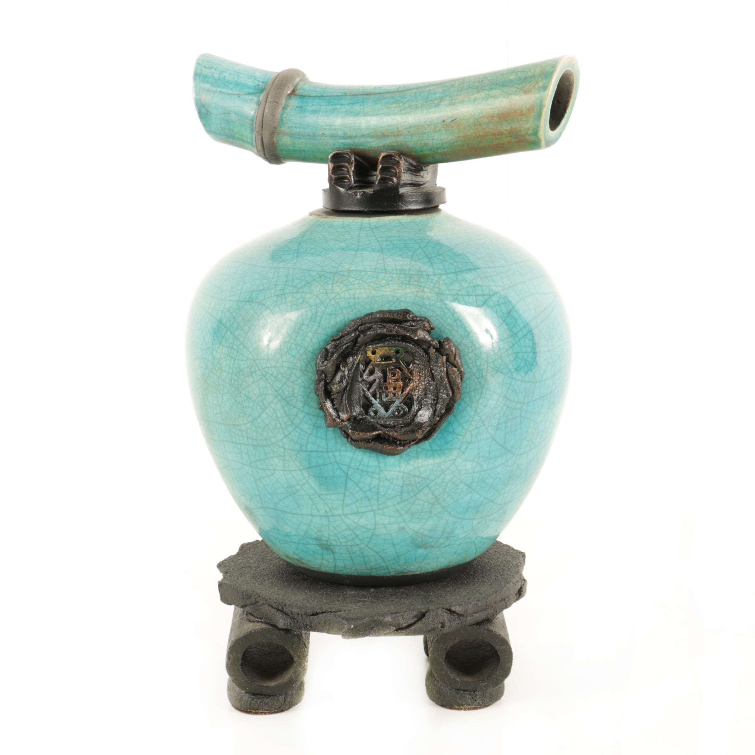 Matthew Lovein "Wish Keeper" Ceramic Sculpture