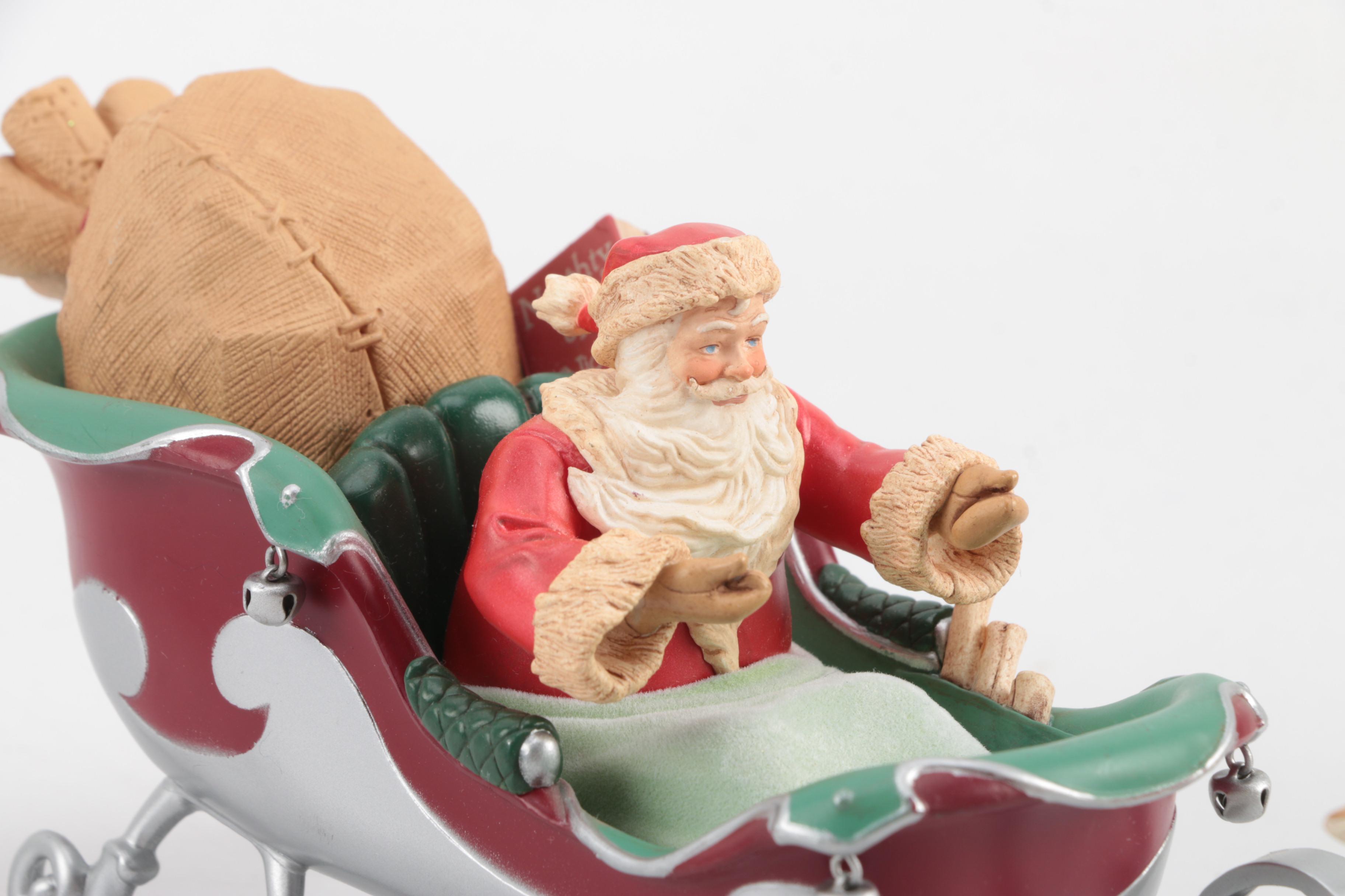 Hallmark "Santa's Midnight Ride" Ornaments