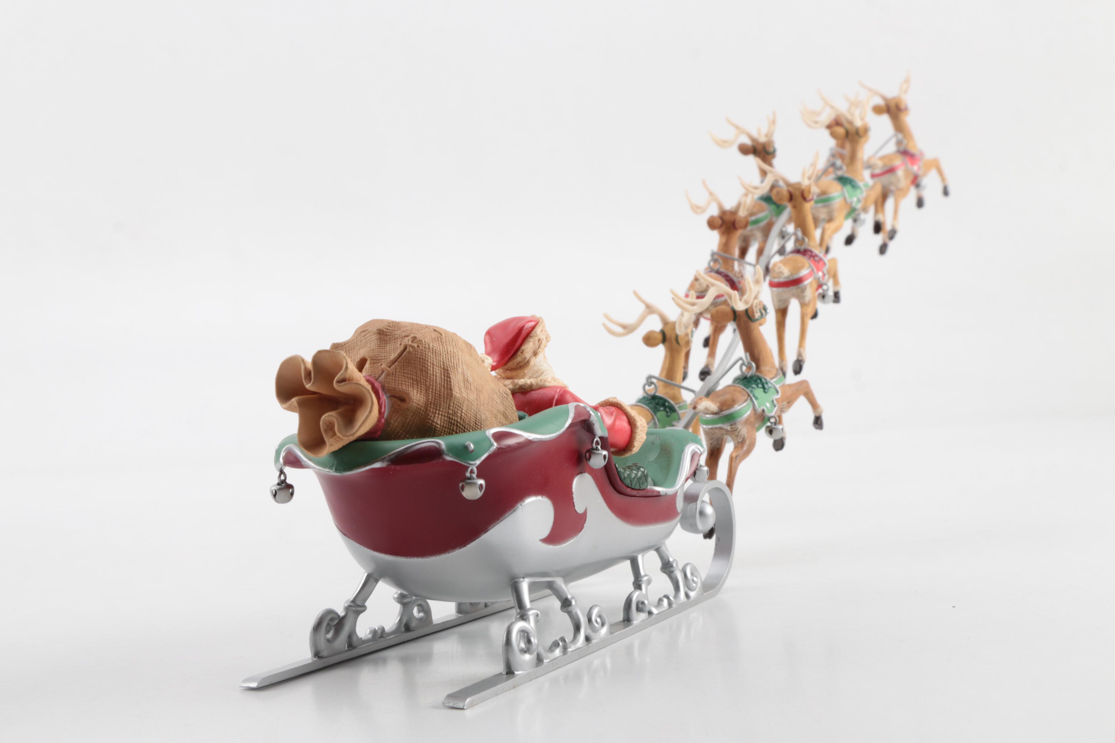 Hallmark "Santa's Midnight Ride" Ornaments
