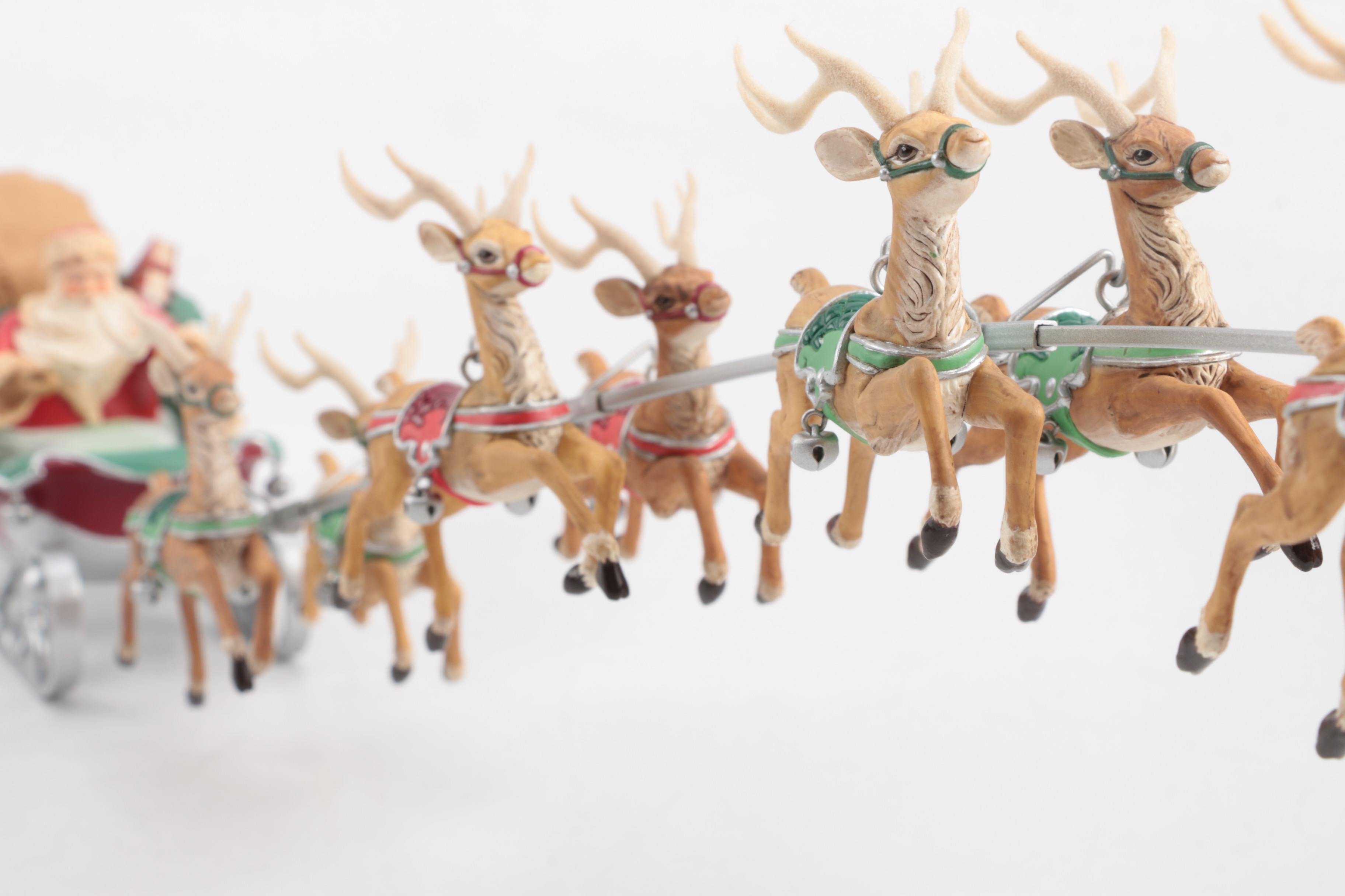 Hallmark "Santa's Midnight Ride" Ornaments