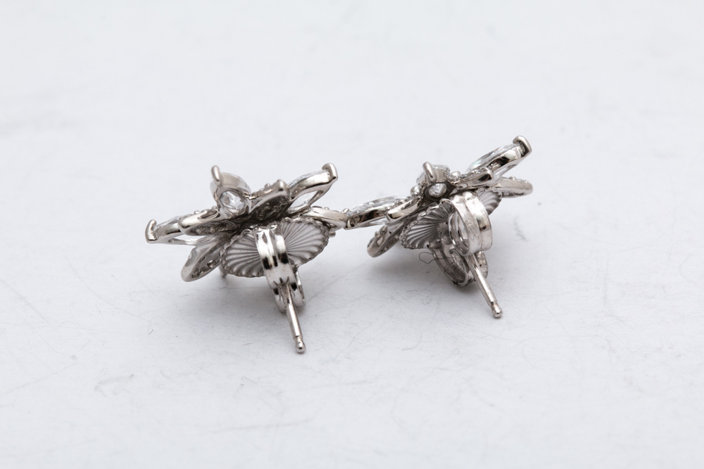 Sterling Silver Cubic Zirconia Rings and Earrings