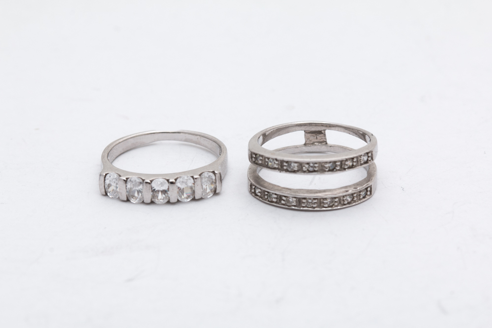 Sterling Silver Cubic Zirconia Rings