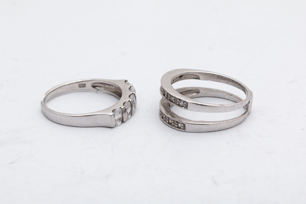 Sterling Silver Cubic Zirconia Rings