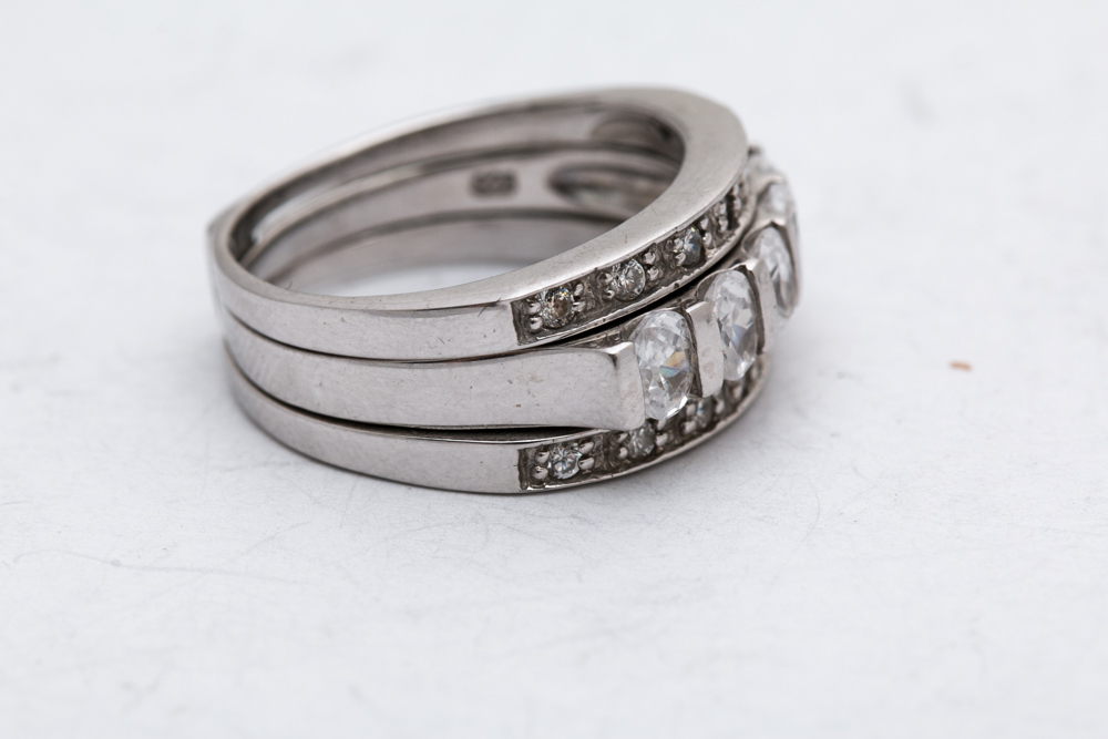 Sterling Silver Cubic Zirconia Rings