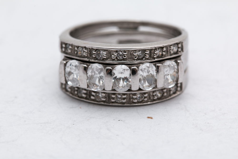 Sterling Silver Cubic Zirconia Rings