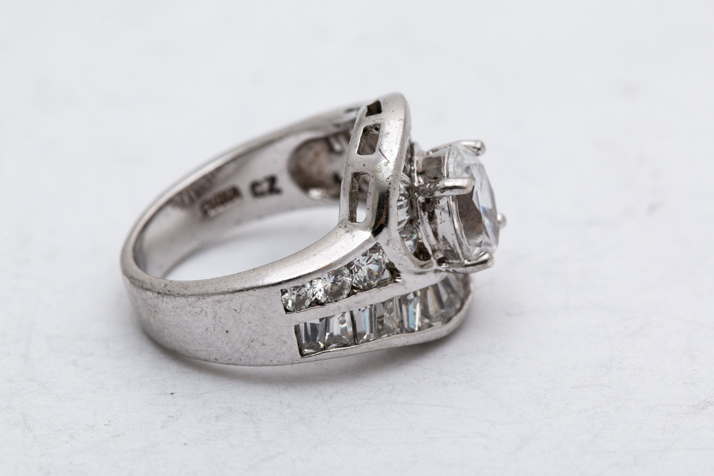 Sterling Silver Cubic Zirconia Rings