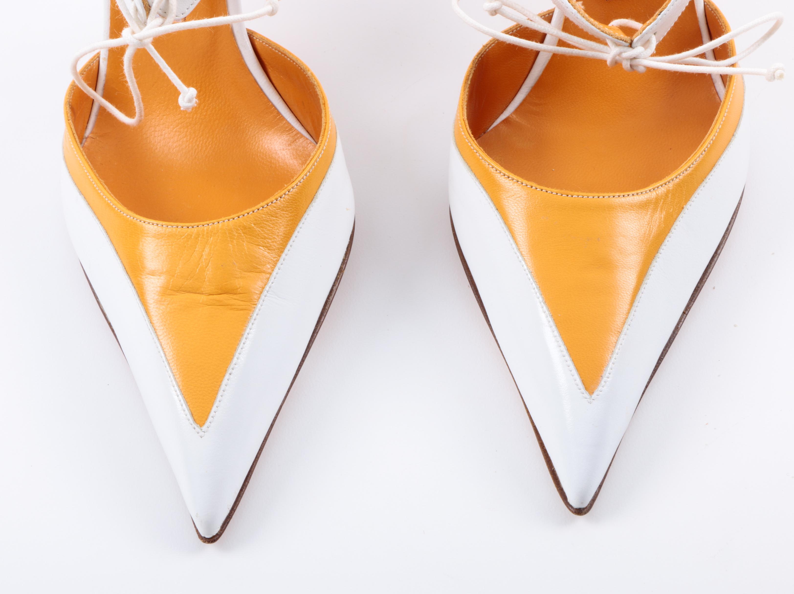 Manolo Blahnik Two Tone Heels