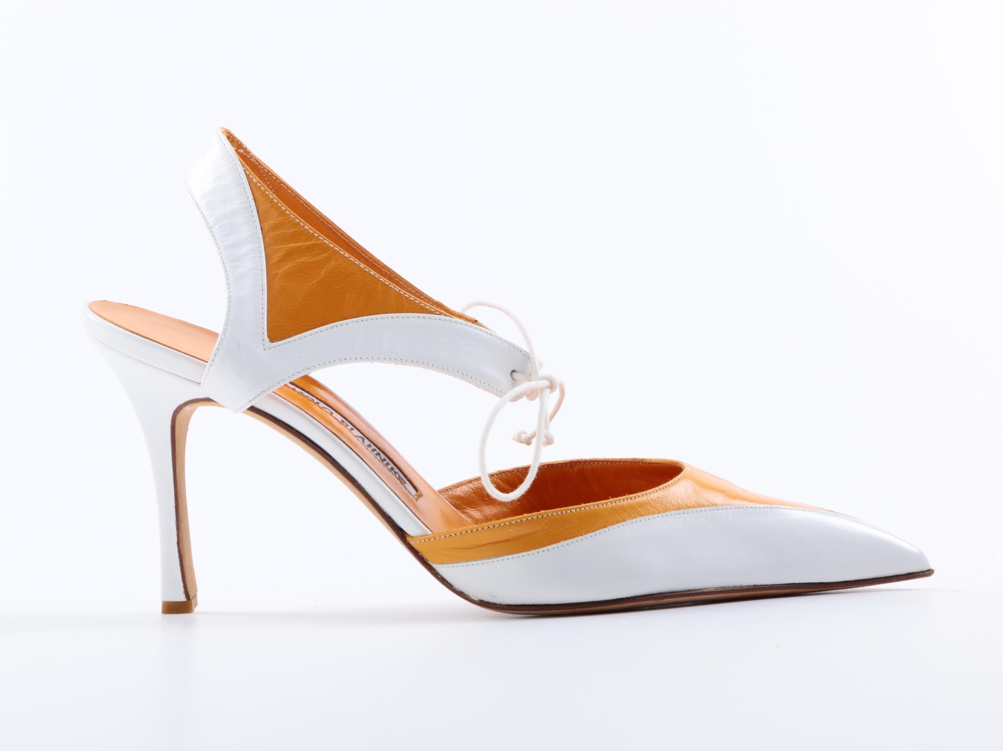 Manolo Blahnik Two Tone Heels