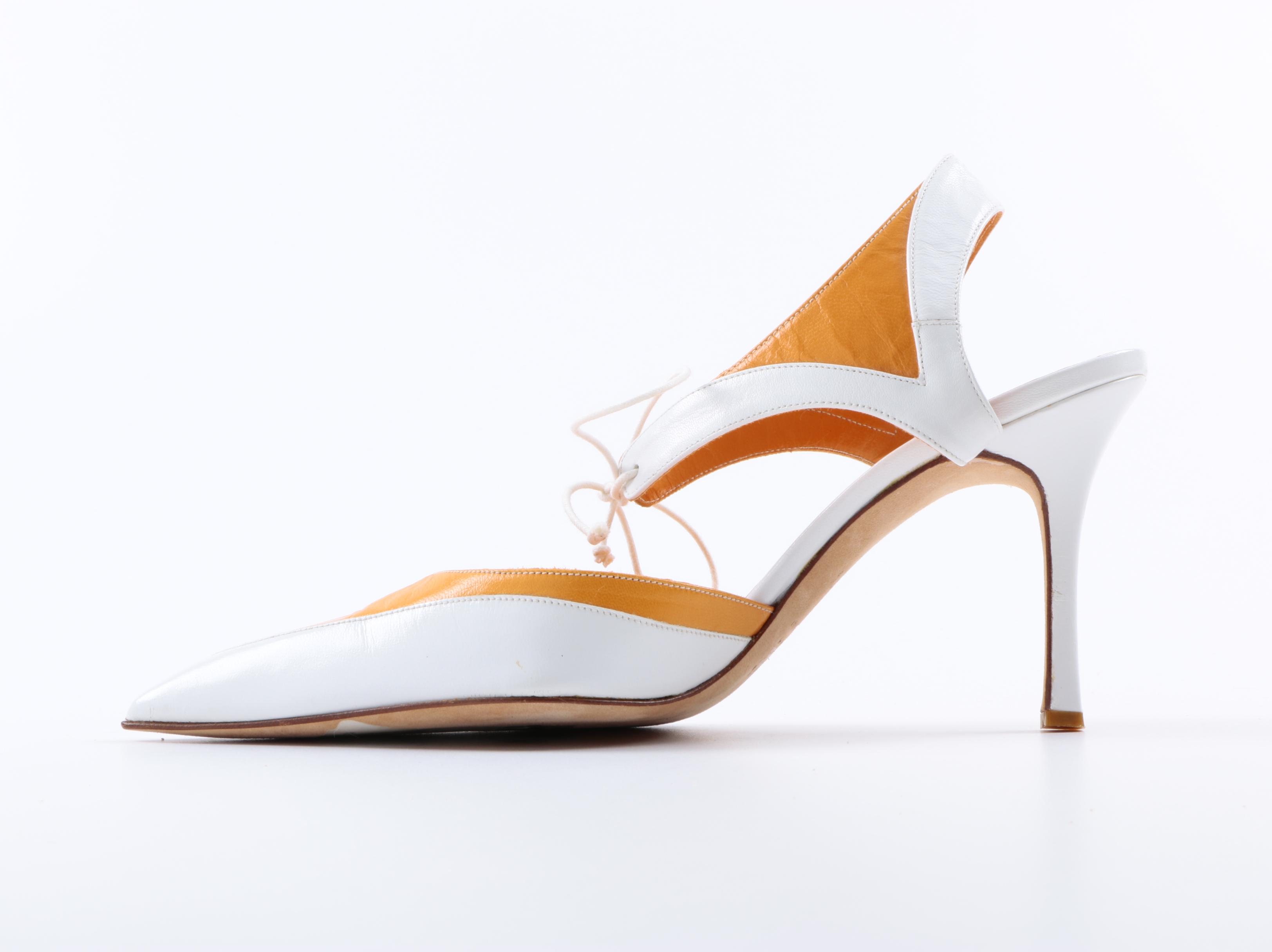 Manolo Blahnik Two Tone Heels