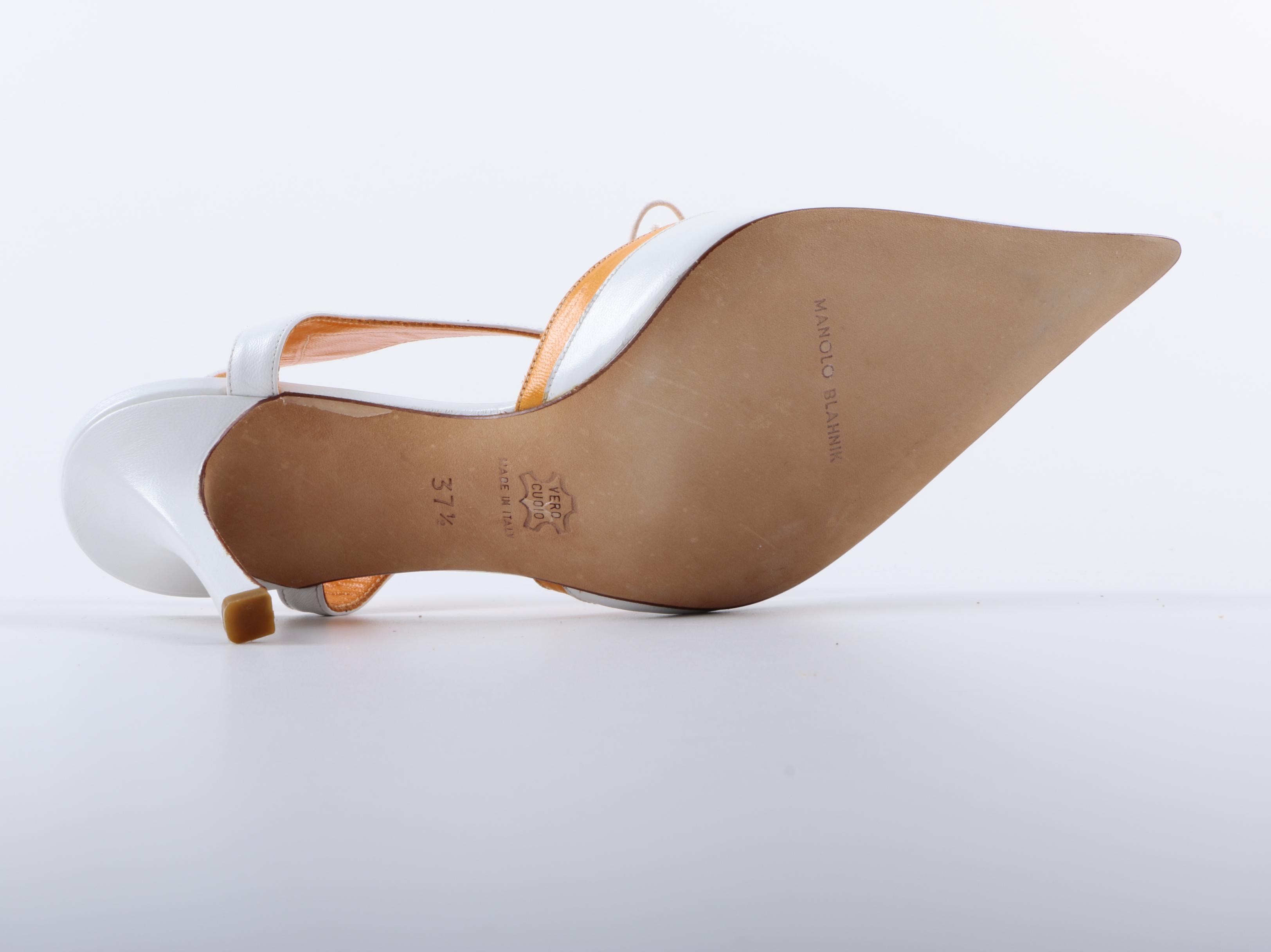 Manolo Blahnik Two Tone Heels