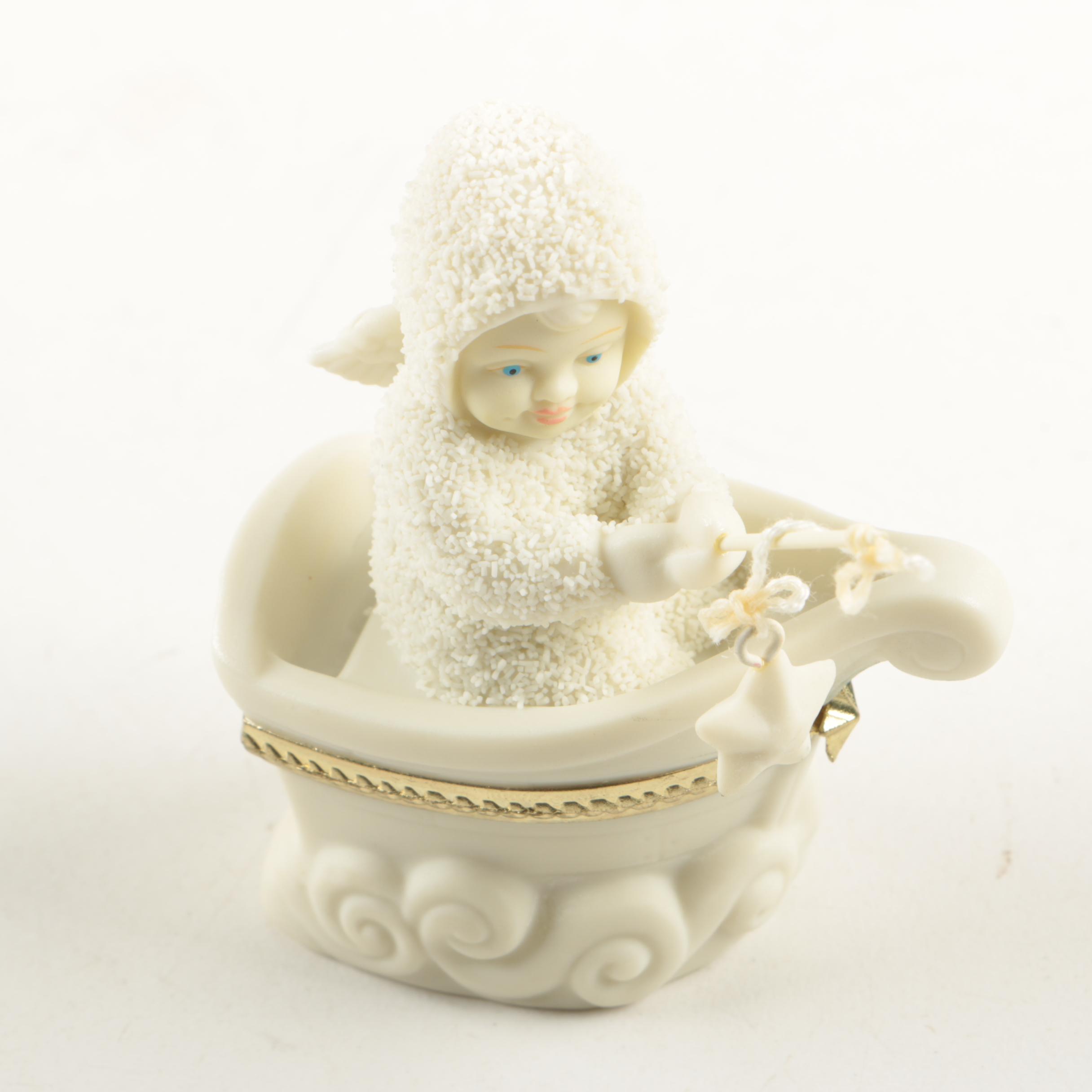 Snowbabies Porcelain Ornaments and Figurines Including "Barbie"