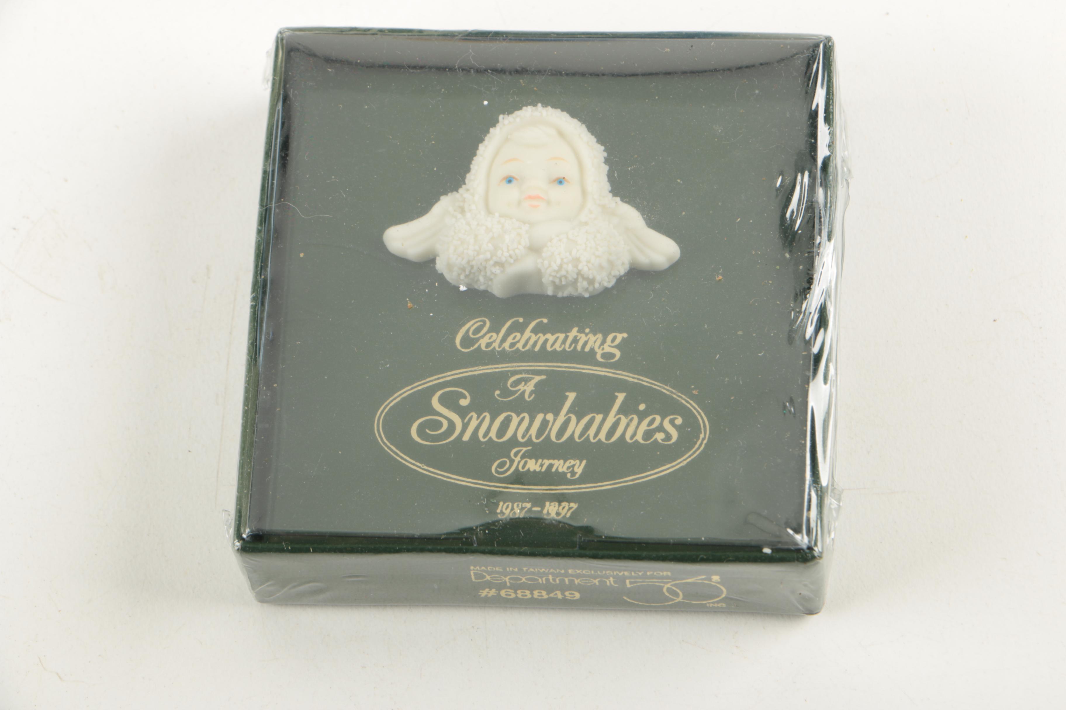 Snowbabies Porcelain Ornaments and Figurines Including "Barbie"