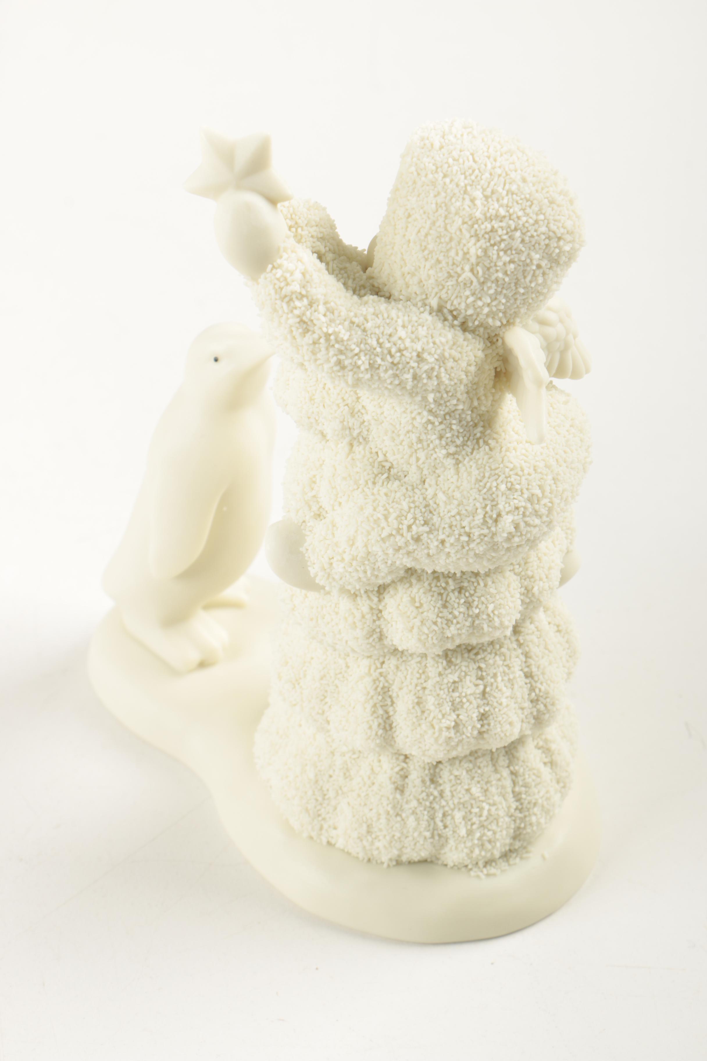 Snowbabies Porcelain Ornaments and Figurines Including "Barbie"