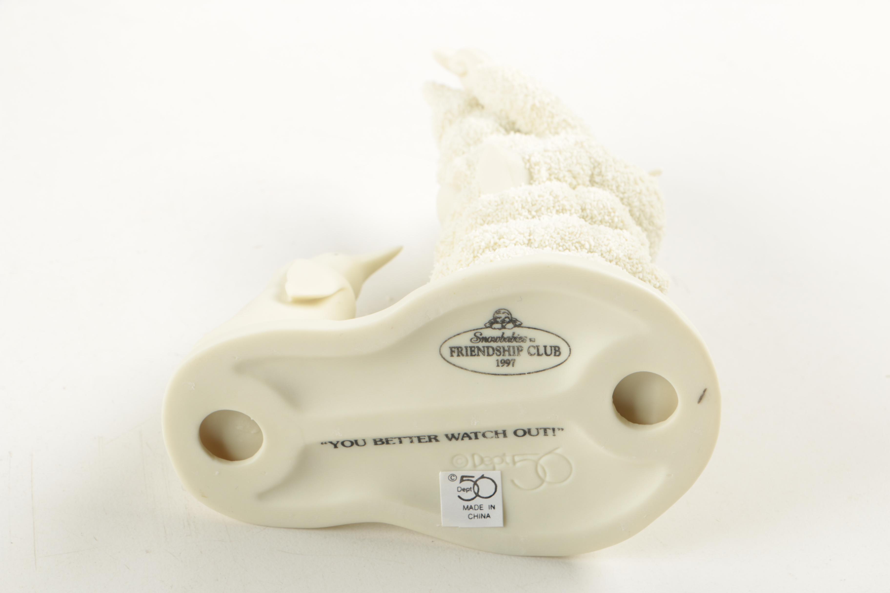 Snowbabies Porcelain Ornaments and Figurines Including "Barbie"