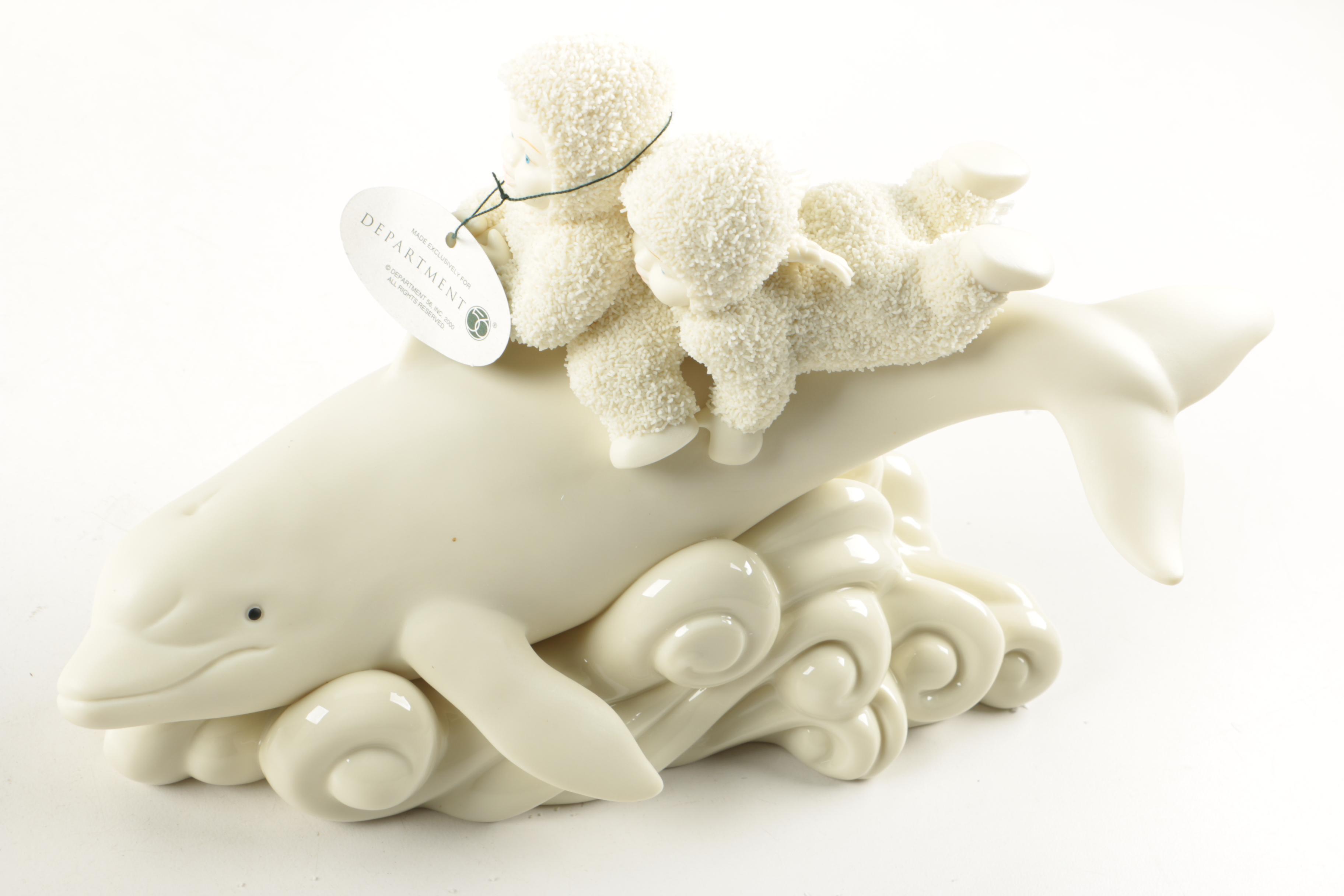 Snowbabies Porcelain Ornaments and Figurines Including "Barbie"