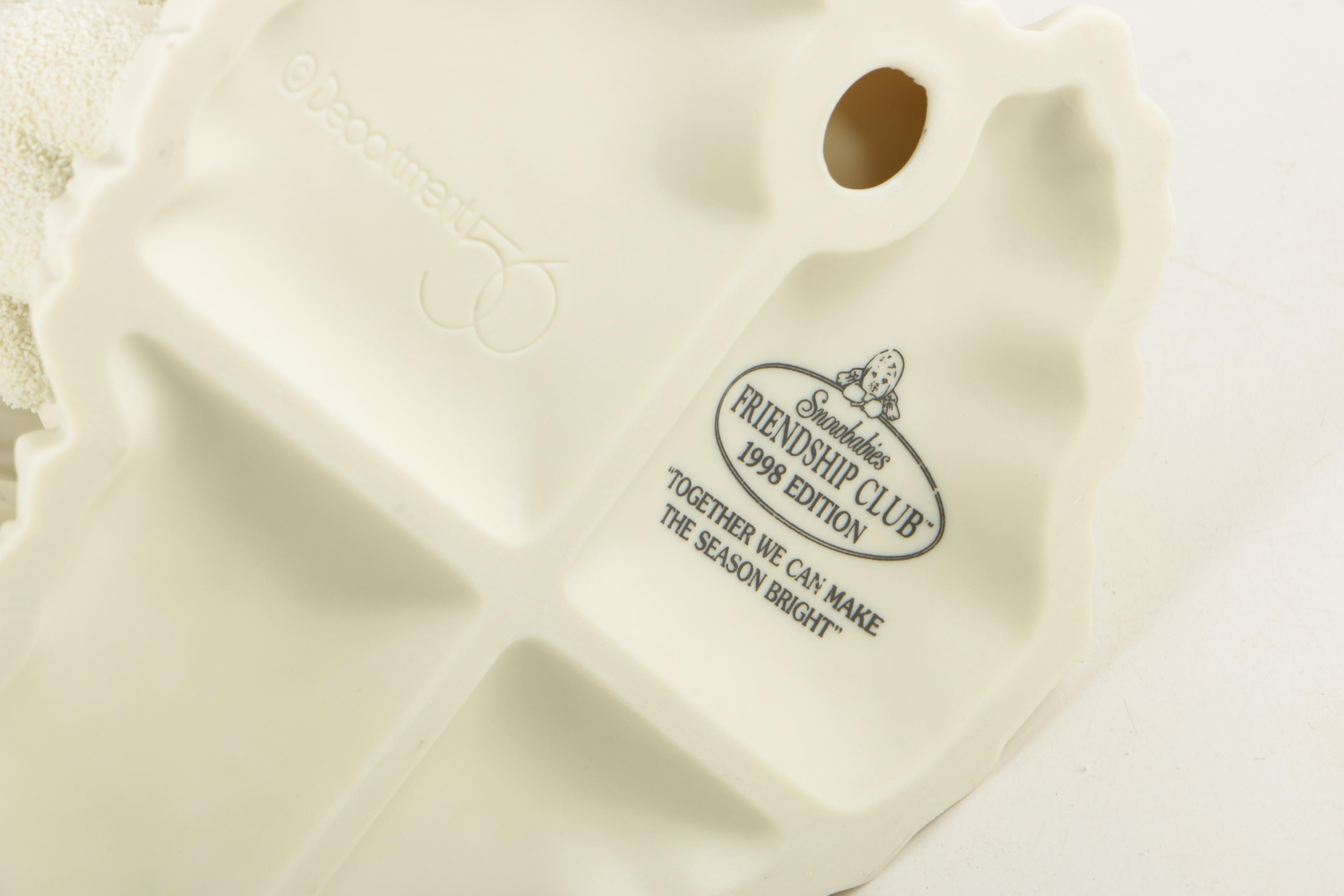 Snowbabies Porcelain Ornaments and Figurines Including "Barbie"