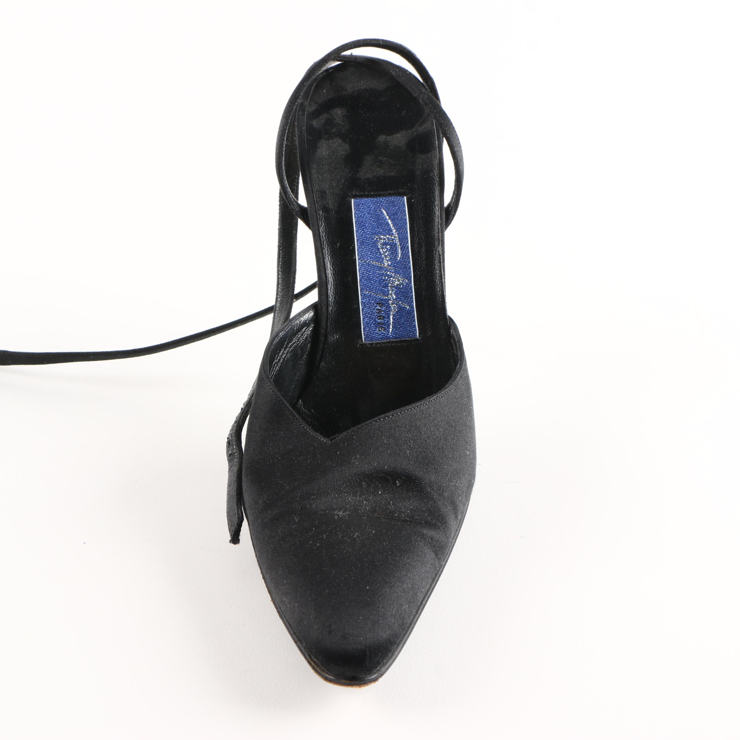 Vintage Thierry Mugler of Paris Ankle Strap Heels