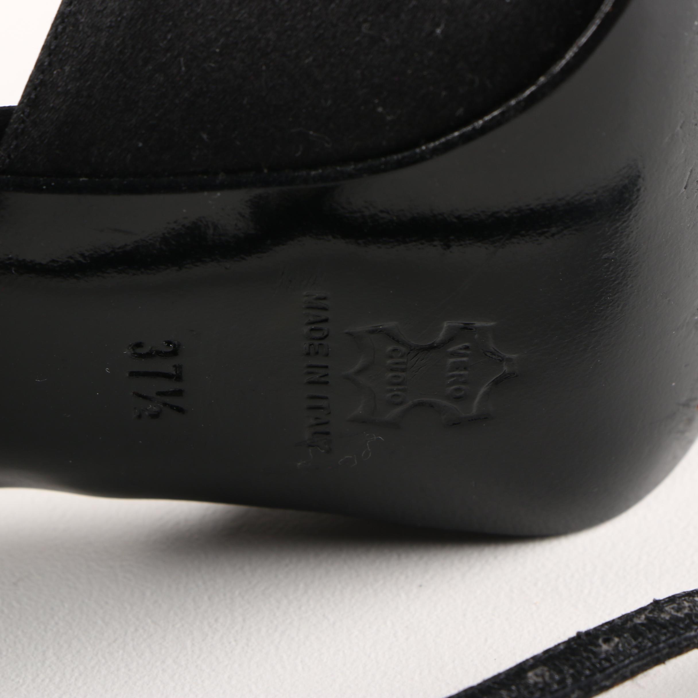 Vintage Thierry Mugler of Paris Ankle Strap Heels