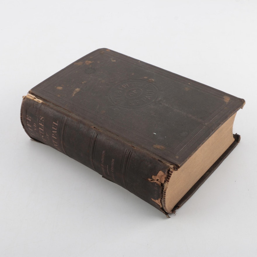 1869 "The Life and Epistles of St. Paul" by W.J. Conybeare
