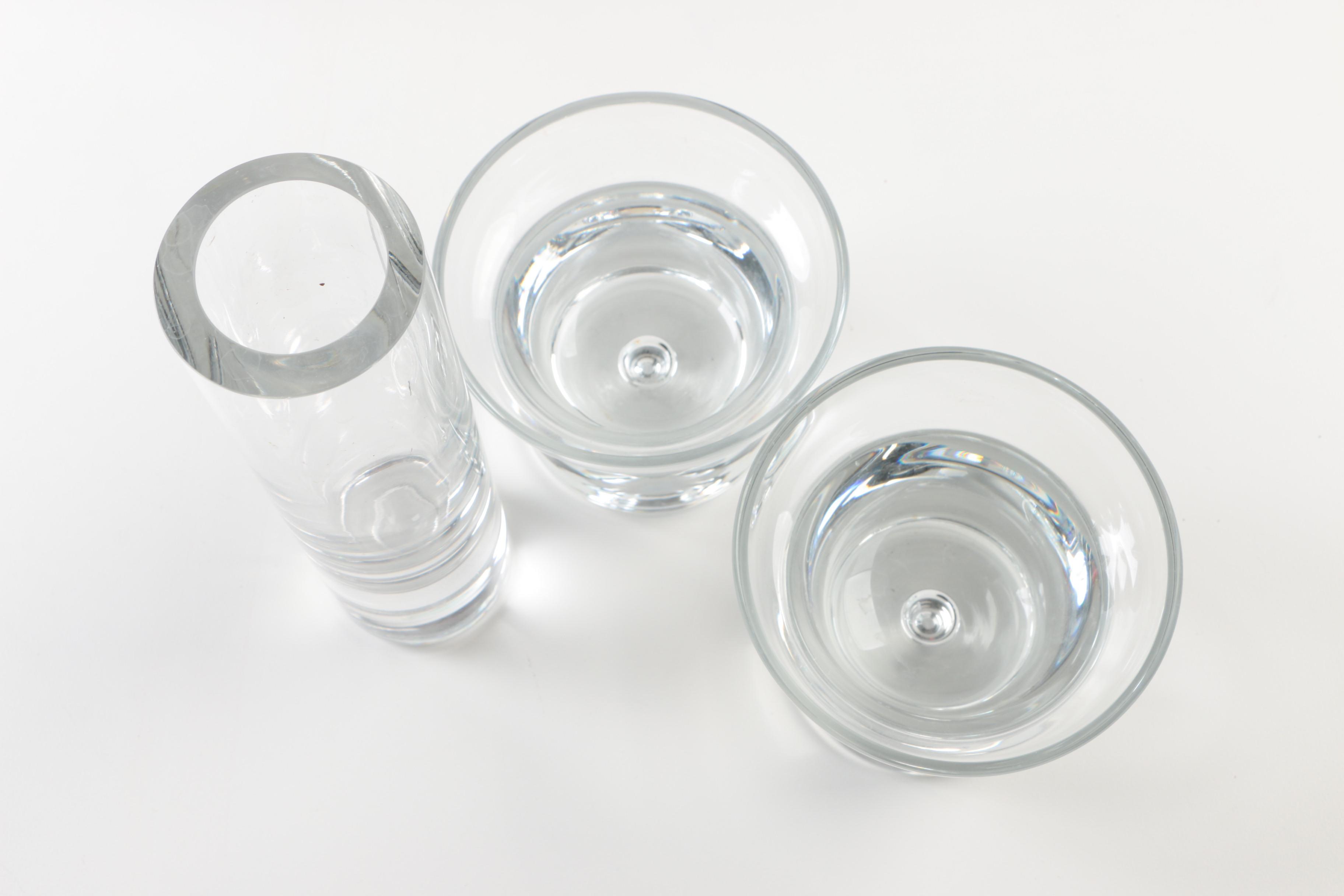 Glass Vases and Chinese Clay Teapot