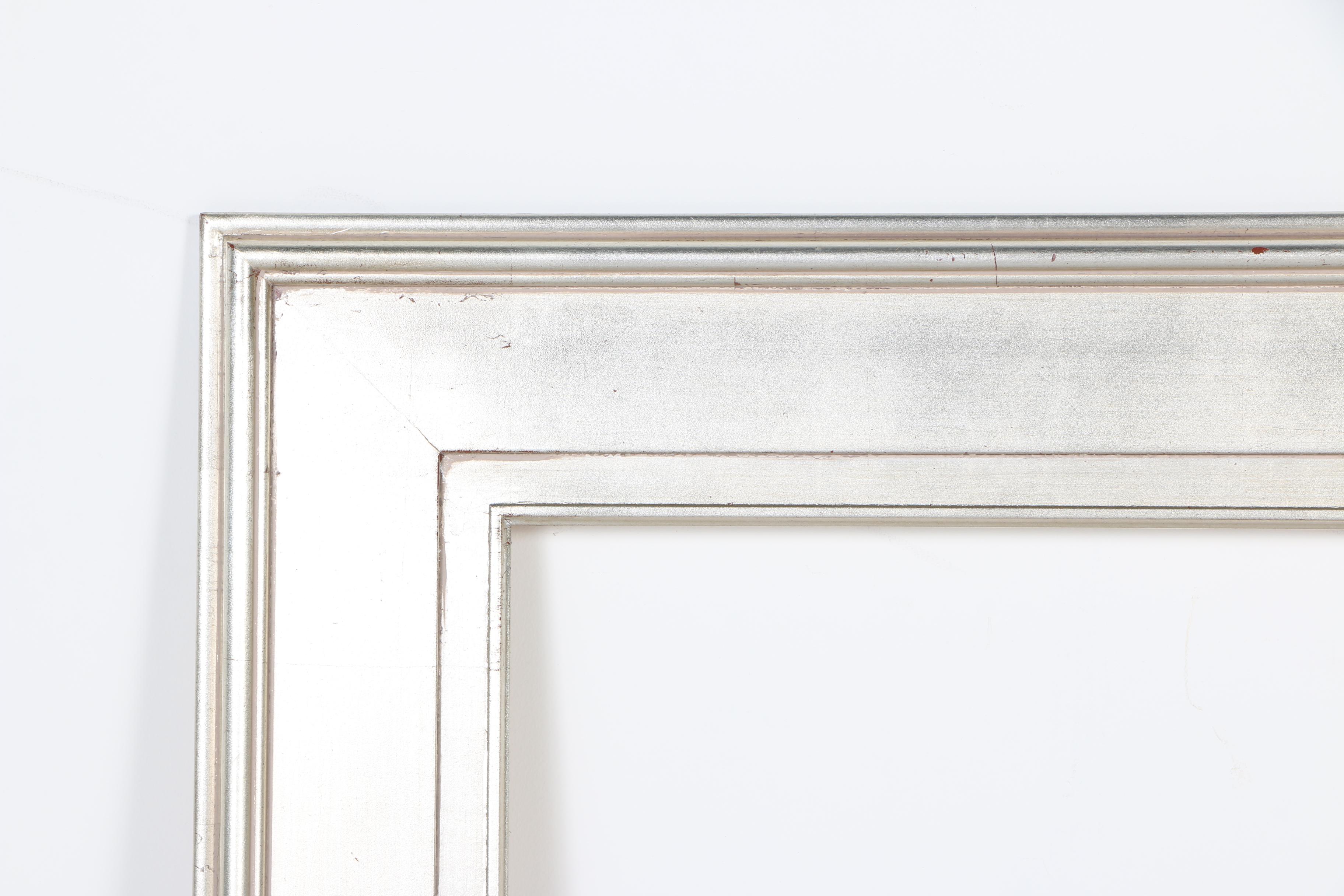 Wood Silver-Tone Picture Frame