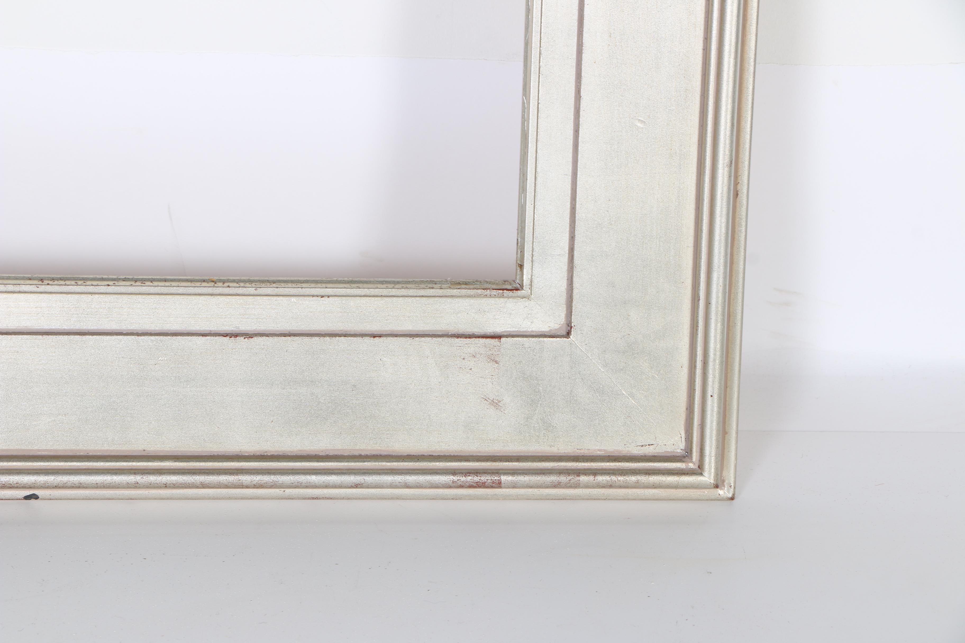 Wood Silver-Tone Picture Frame