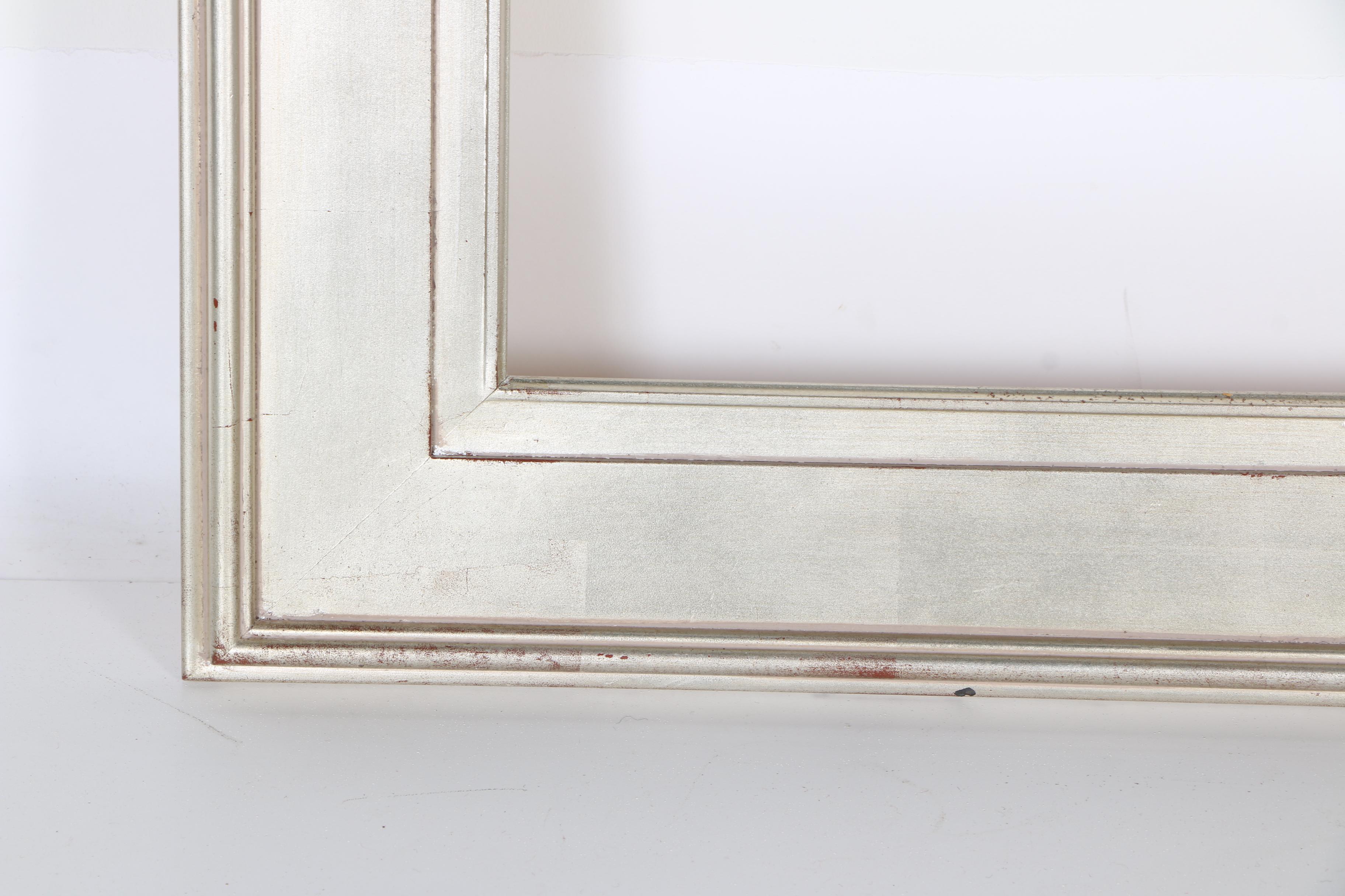 Wood Silver-Tone Picture Frame