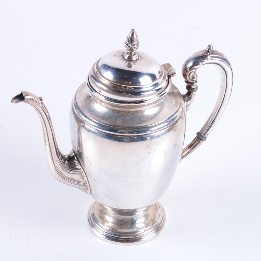 International Silver Co. Sterling Silver Coffee Pot